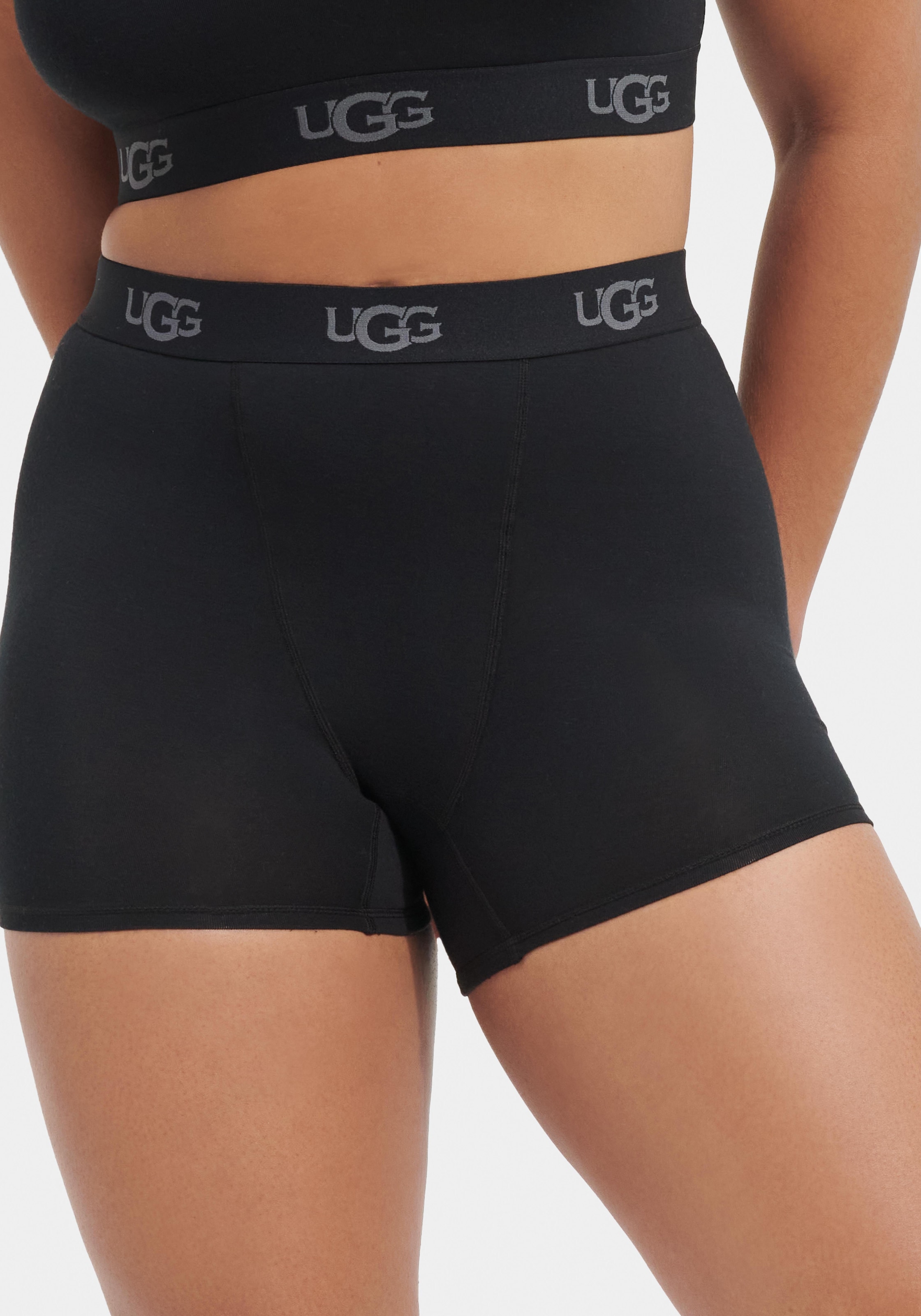 UGG Boxershorts »Alexiah Boy Short«, mit elastischem Logo-Bund