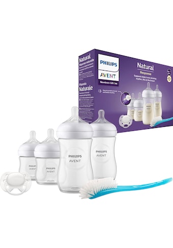 Babyflasche »Natural Response Starter-Set für Neugeborene SCD838/11«
