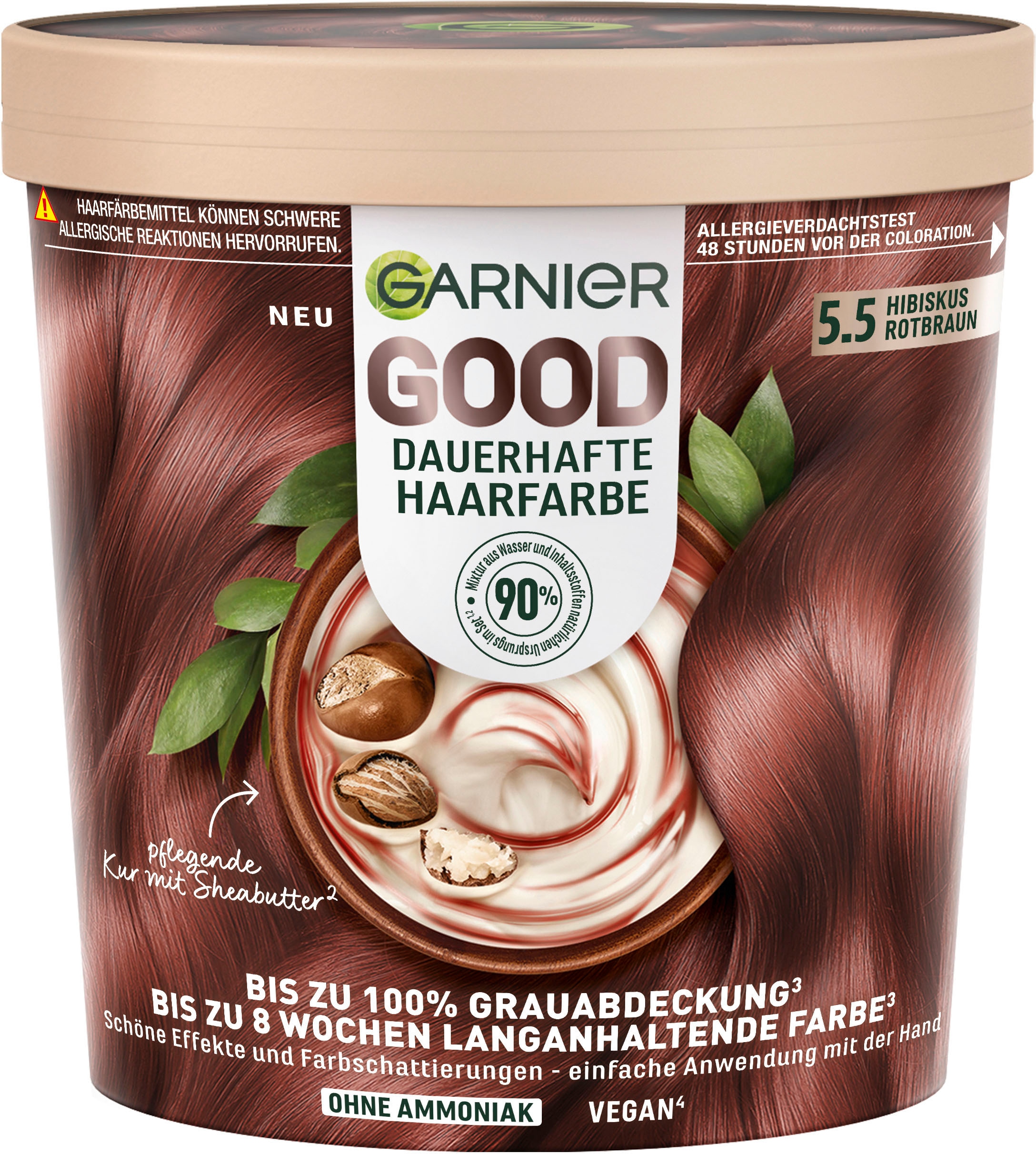 GARNIER Coloration »Garnier GOOD Dauerhafte Haarfarbe«, mit pflegender Formel