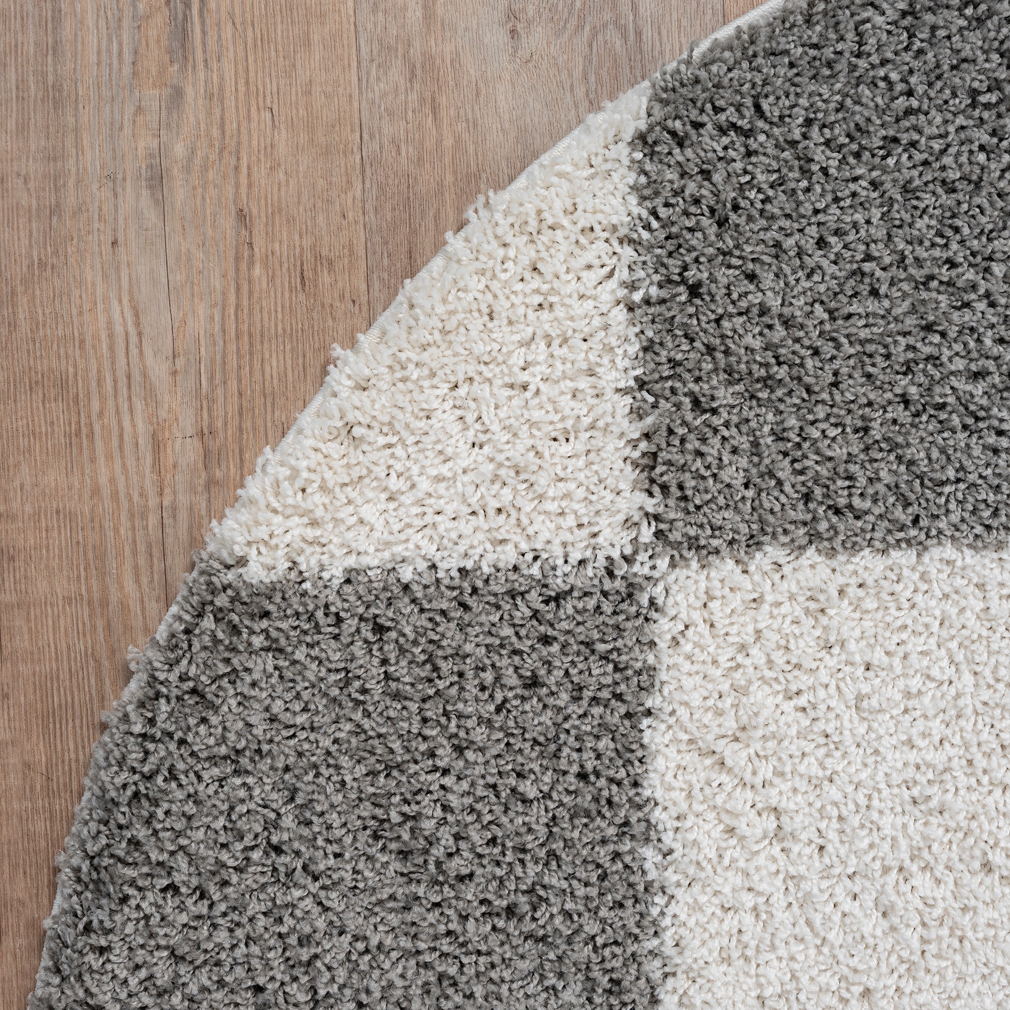Sanat Hochflor-Teppich »Milano 1250«, rund, 30 mm Höhe, Hochflor, Wohnzimmer, Schlafzimmer, fussbodenheizungsgeeignet