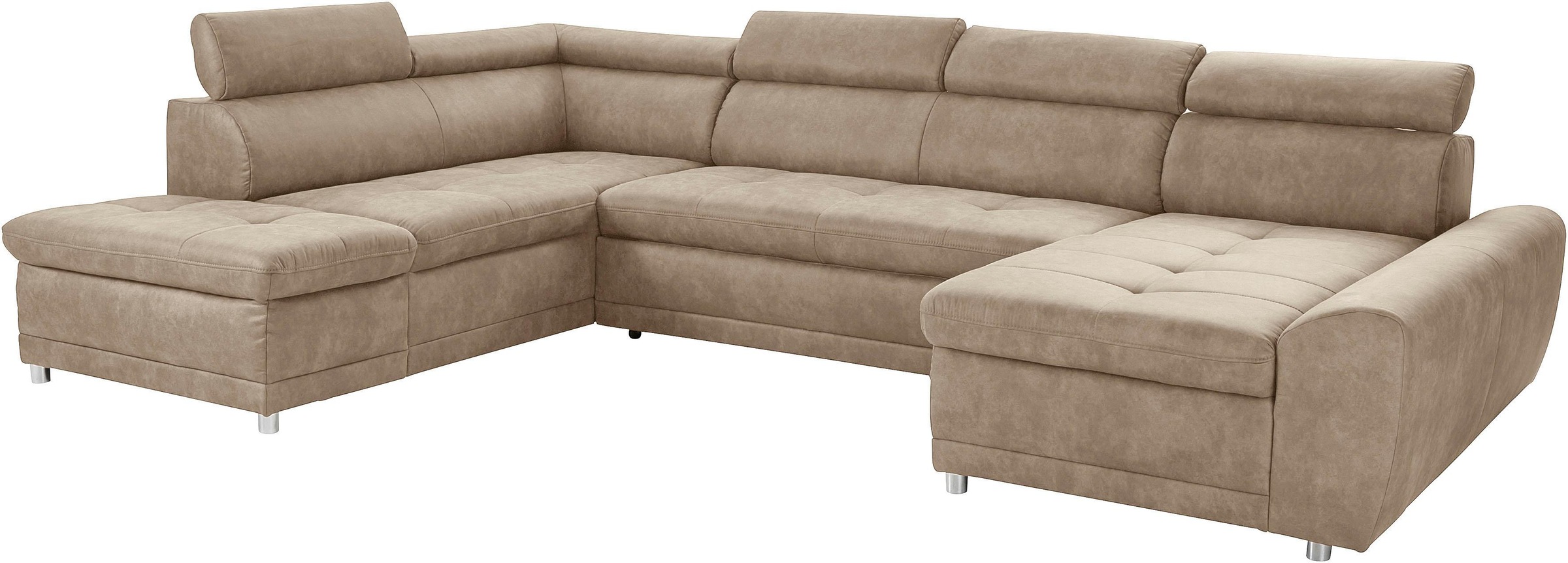 sit&more Wohnlandschaft »Riva U-Form« wahlweise mit Bettfunktion günstig online kaufen