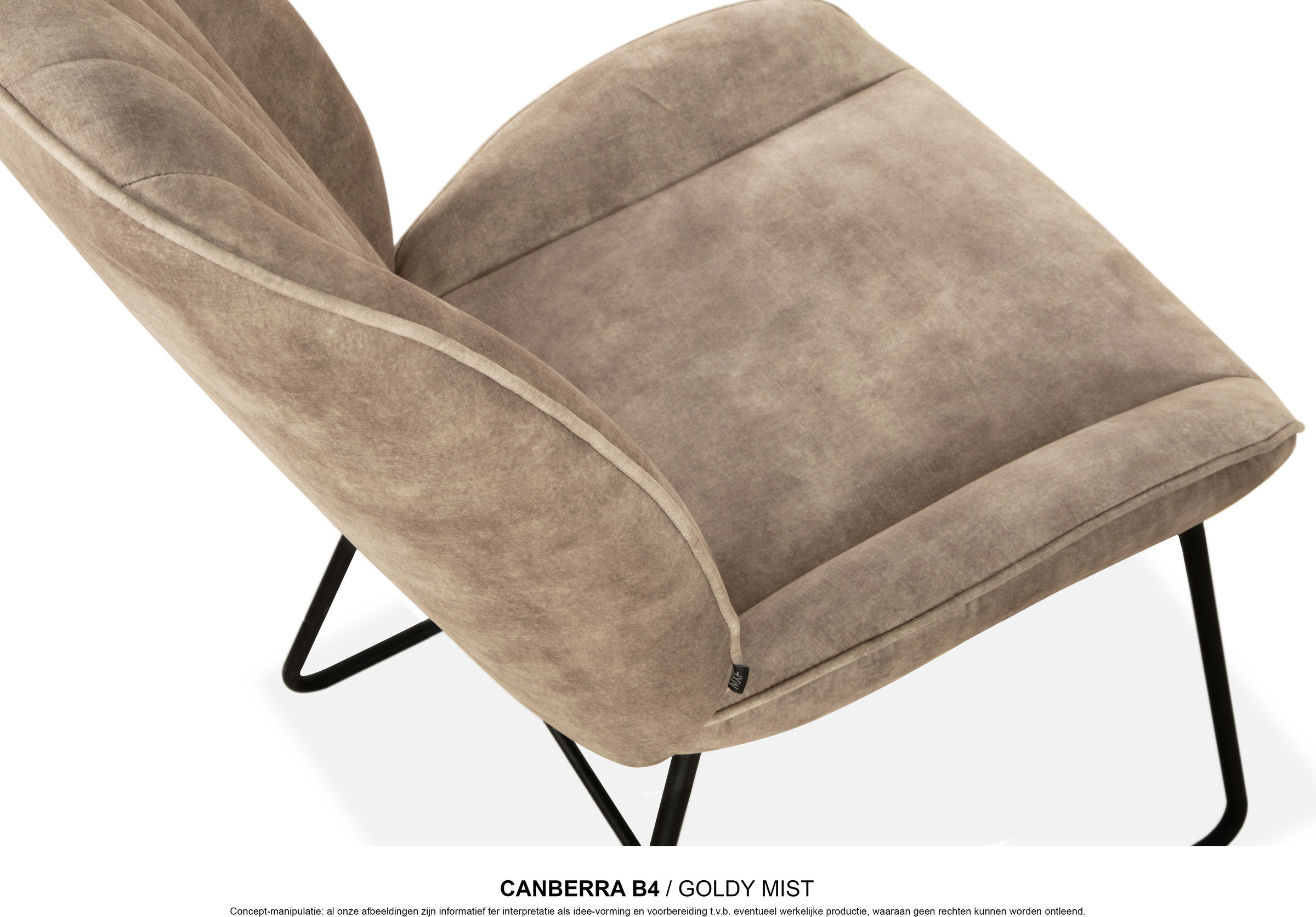 OMG Design Esszimmerstuhl »Canberra« (Set) 1 Stk.Esszimmerstuhl, pflegeleichter Samtvelour Bezug