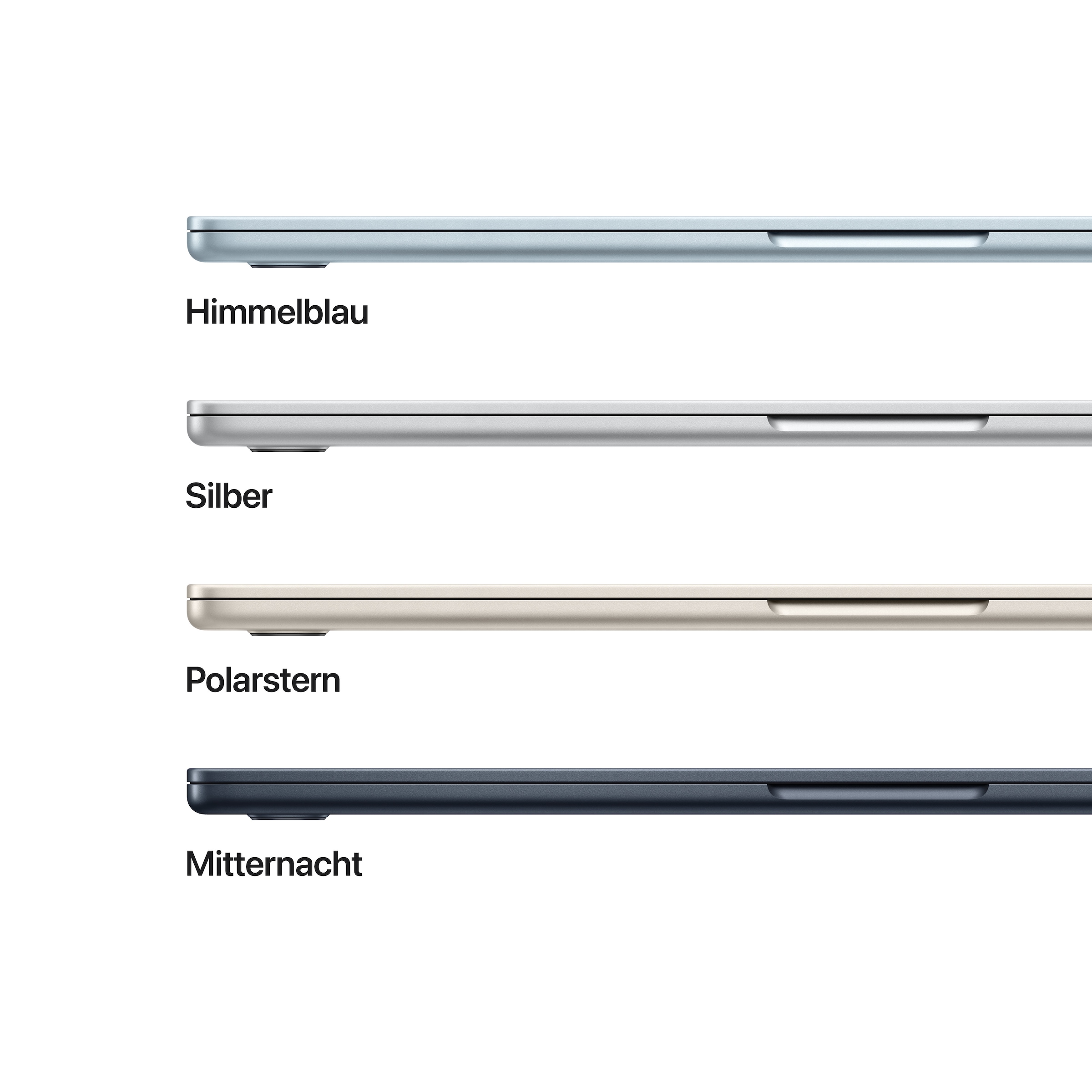 Apple Notebook »15-inch MacBook Air« 38,91 cm / 15,3 ″ Apple M5 10-Core GPU 512 GB SSD