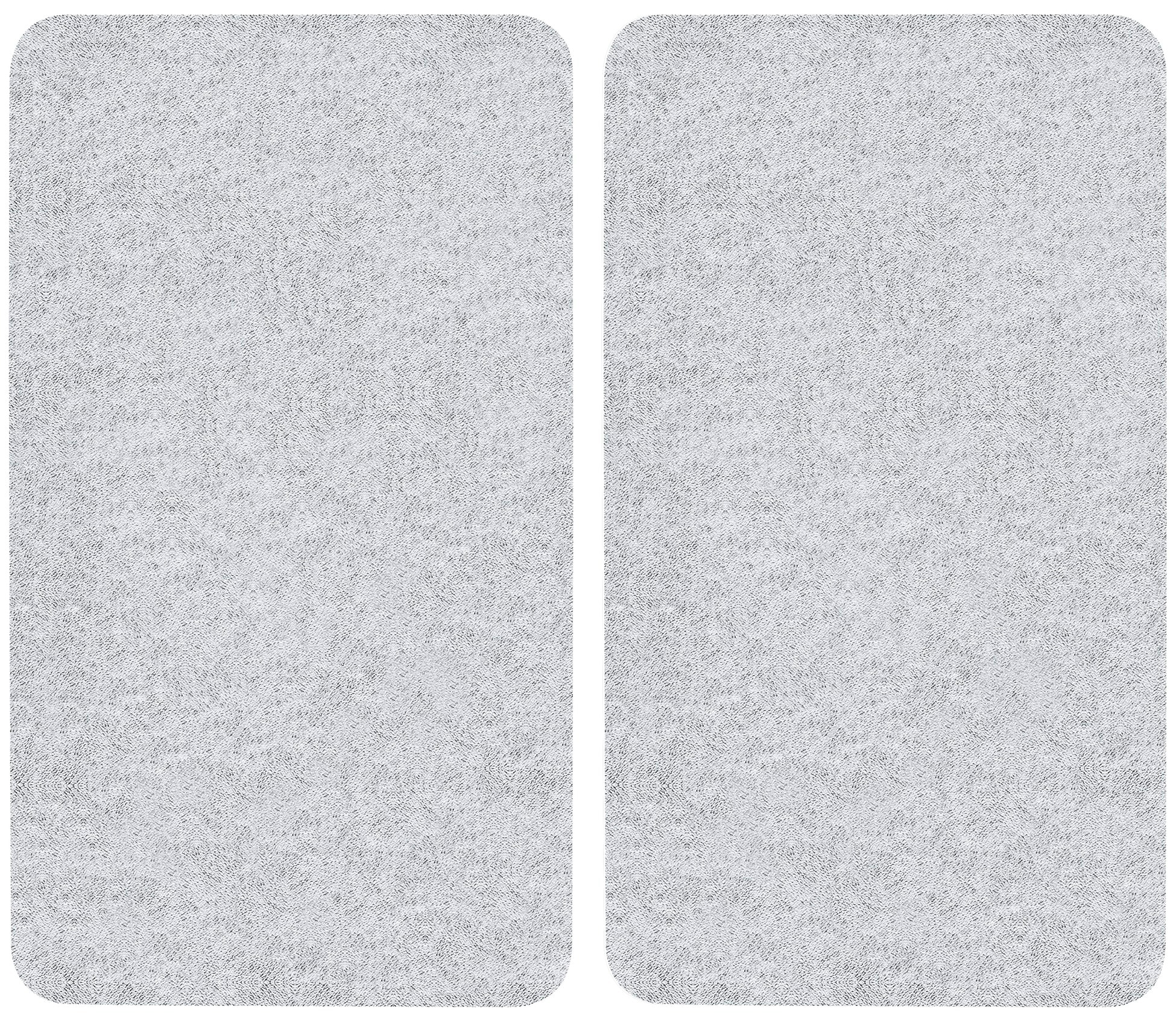 WENKO Herd-Abdeckplatte »Universal Modell Transparent«, (Set, 2 tlg.), Herdabdeckung für alle Herdarten, kratzfest, mit rutschfesten Füßen