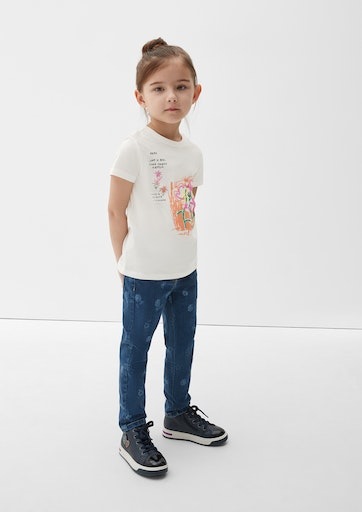 s.Oliver Junior T-Shirt, mit gummiertem Frontprint bestellen | T-Shirts