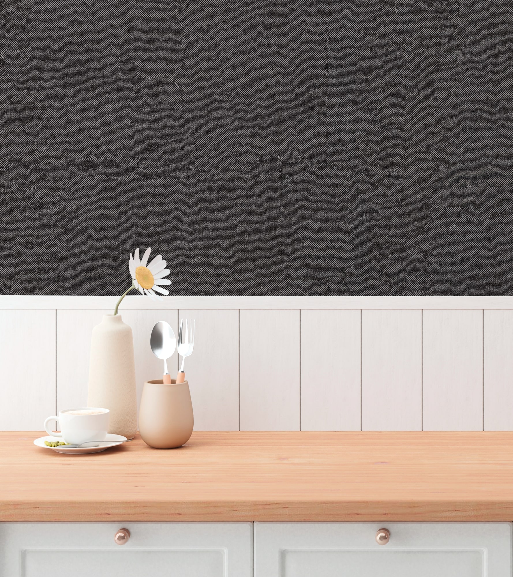 A.S. Création Vliestapete »mit textiler Optik verschiedene Farben« matt strukturiert Fein strukturierte Vliestapete in textiler Anmutung