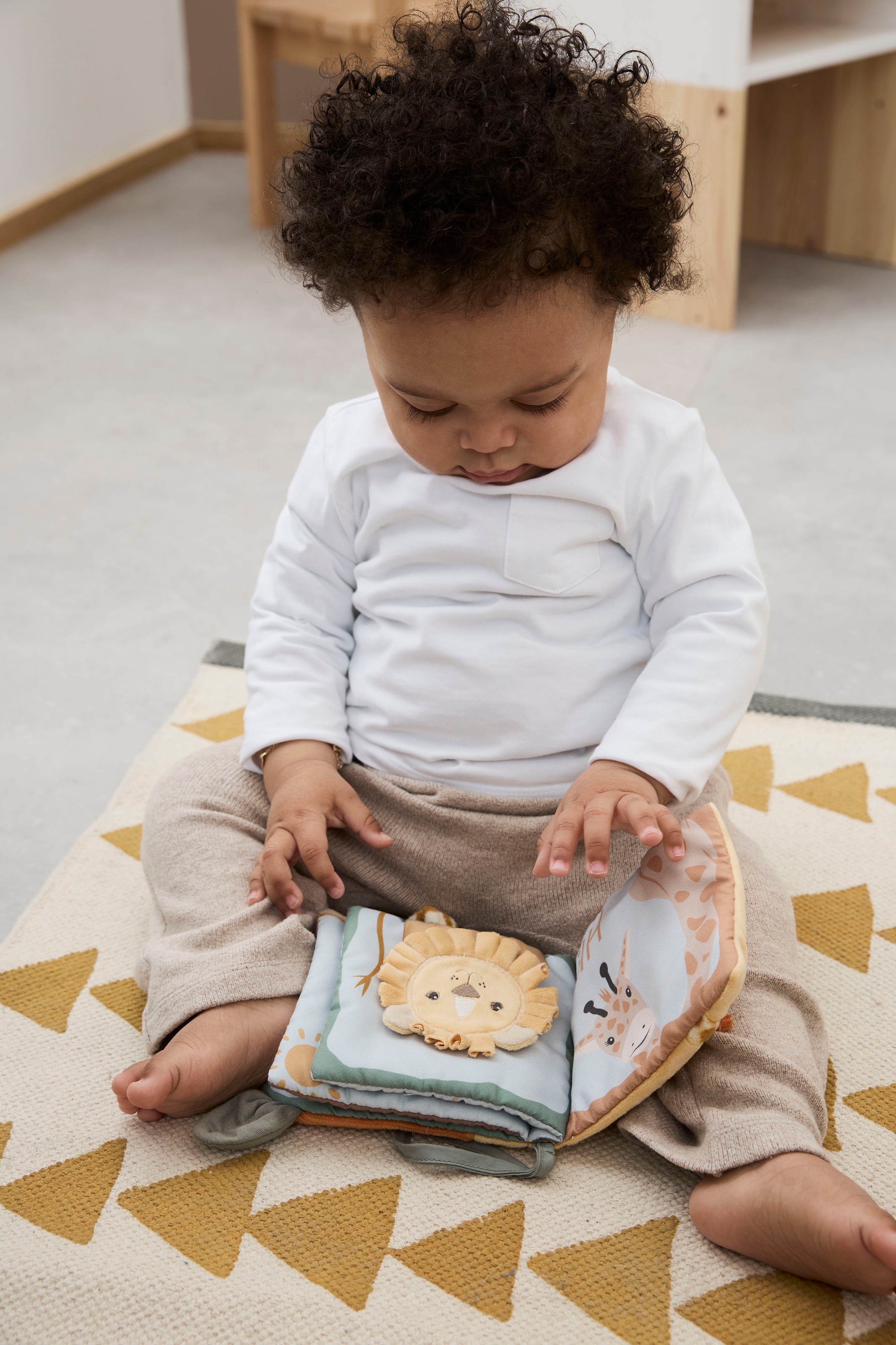 Sterntaler® Greifspielzeug »Spielbuch Safari«