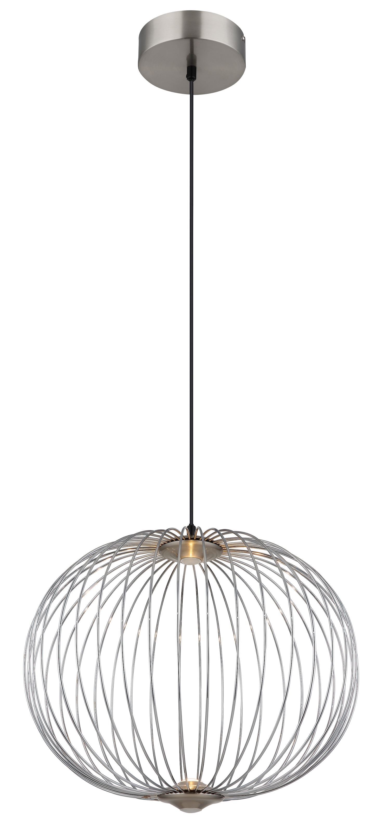 GLOBO LIGHTING LED Pendelleuchte »GALWAY«, Leuchtmittel LED-Modul | LED fest integriert, Hängelampe/Hängeleuchte/Wohnzimmer/Esszimmer/Esstisch/rund
