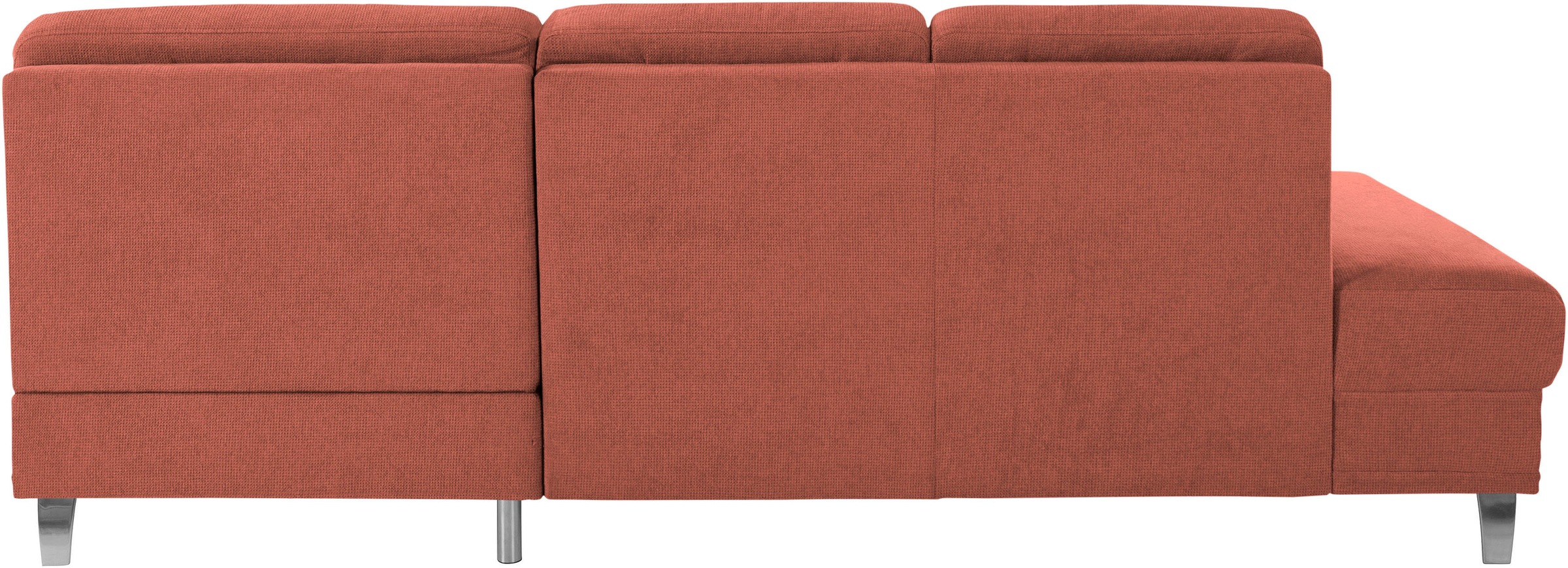 sit&more Ecksofa »Clio L-Form«, wahlweise mit Bettfunktion oder Vorziehsitz und Bettkasten, Federkern