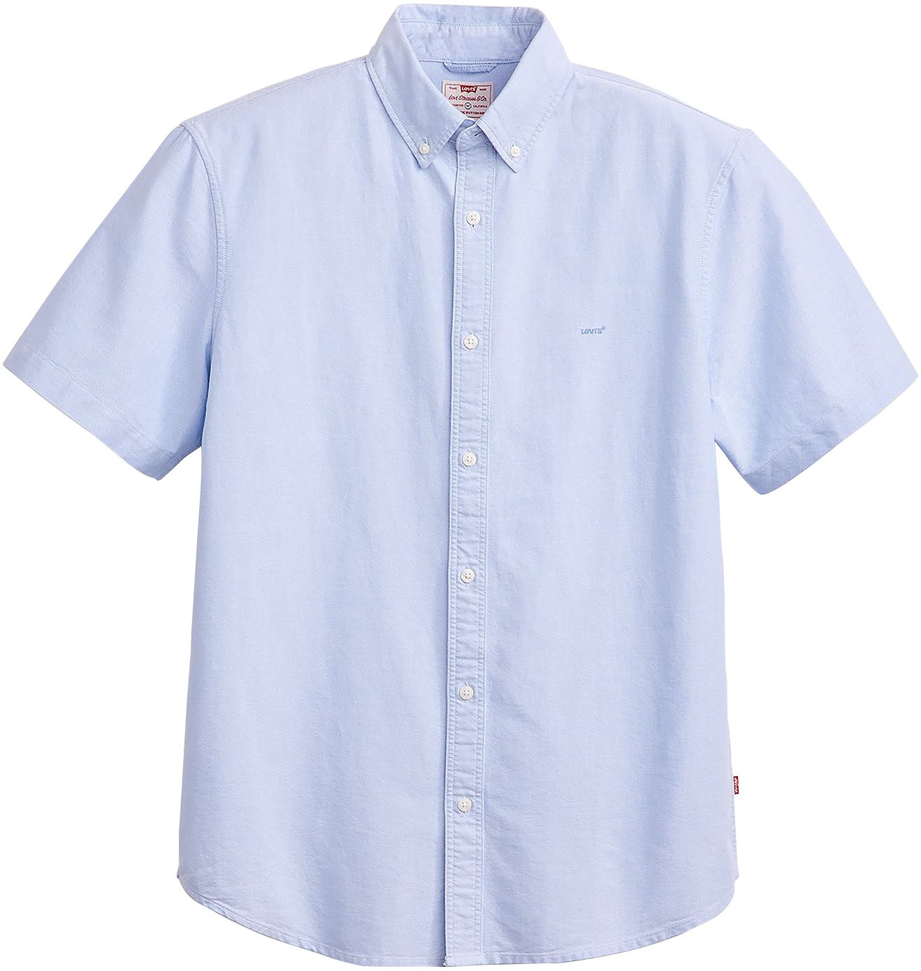 Levi's® Kurzarmhemd »SS AUTHENTIC BUTTON DOWN«, mit kleiner Logostickerei auf der Brust