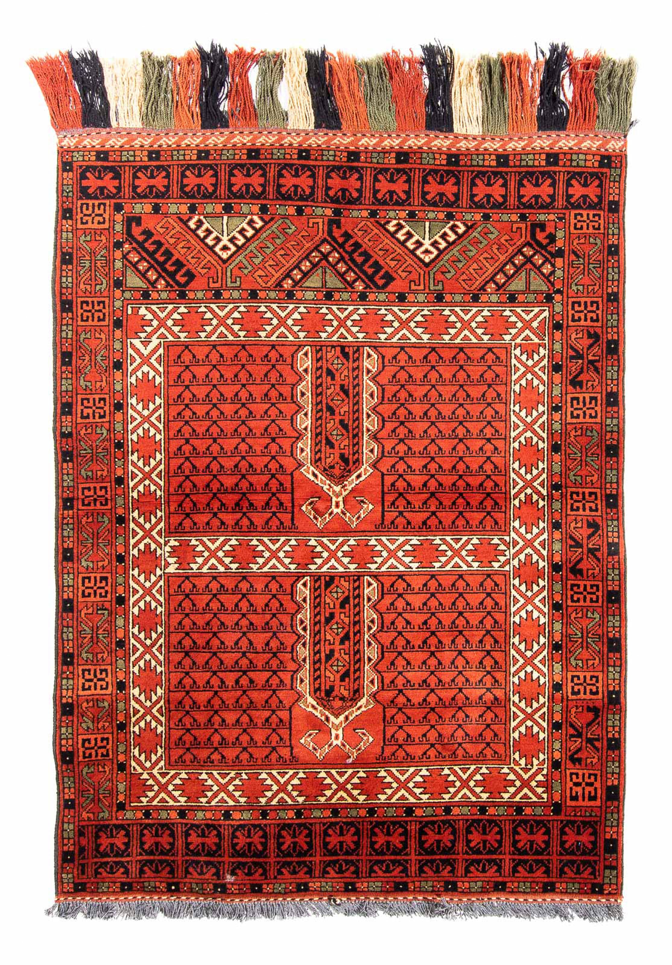 morgenland Orientteppich »Afghan - 174 x 118 cm - rost«, rechteckig, 7 mm H günstig online kaufen