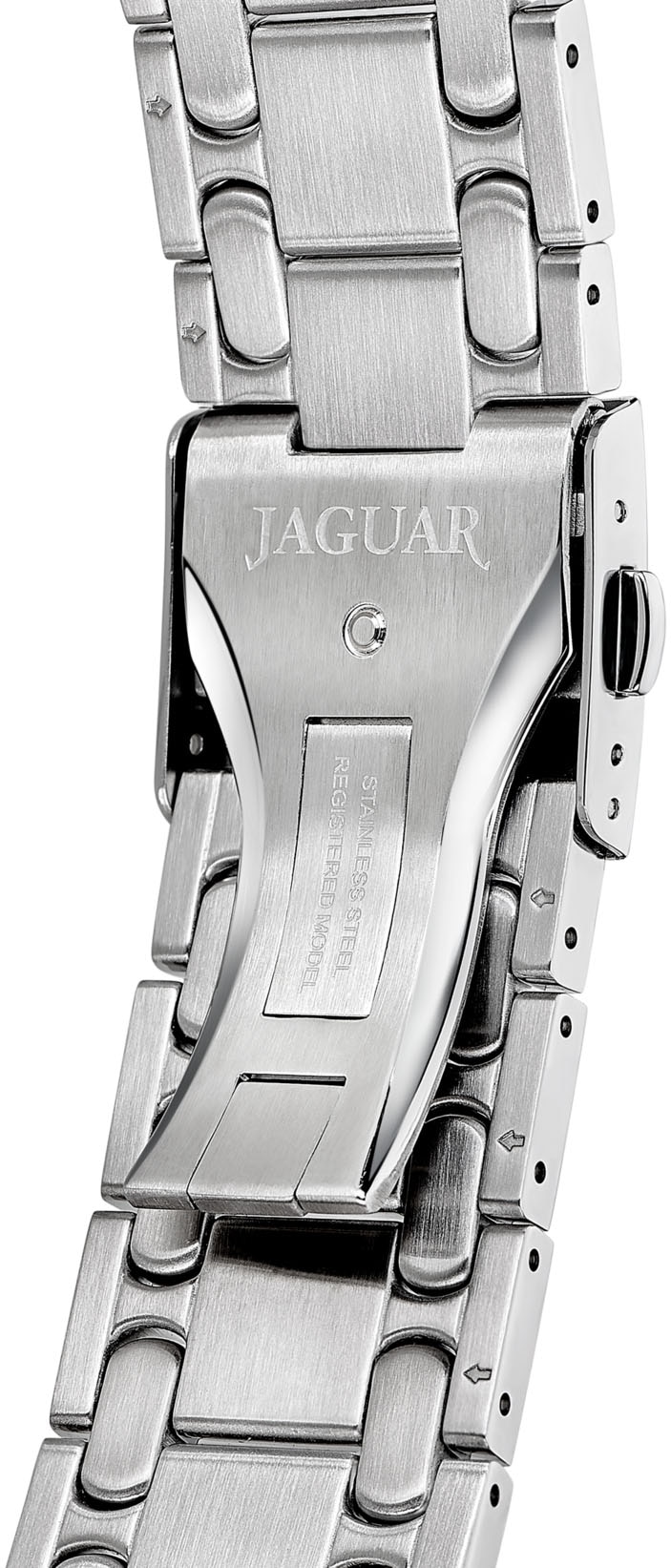 Jaguar Multifunktionsuhr »Diplomatic Moonphase«, Quarzuhr,Armbanduhr,Herrenuhr,Swiss Made,Edelstahlarmband,Mondphase
