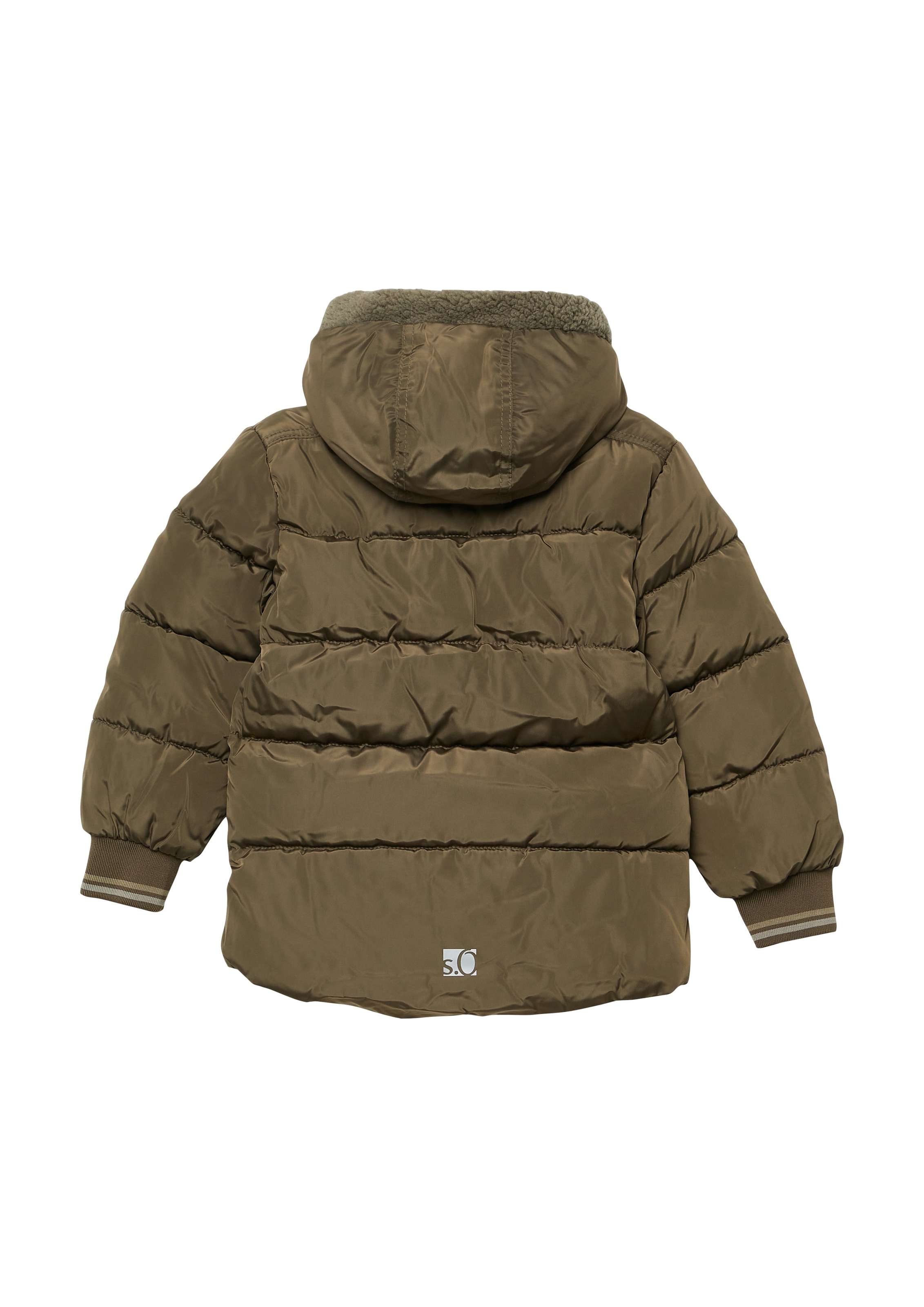 s.Oliver Junior Steppjacke mit Kapuze mit abnehmbarer Kapuze