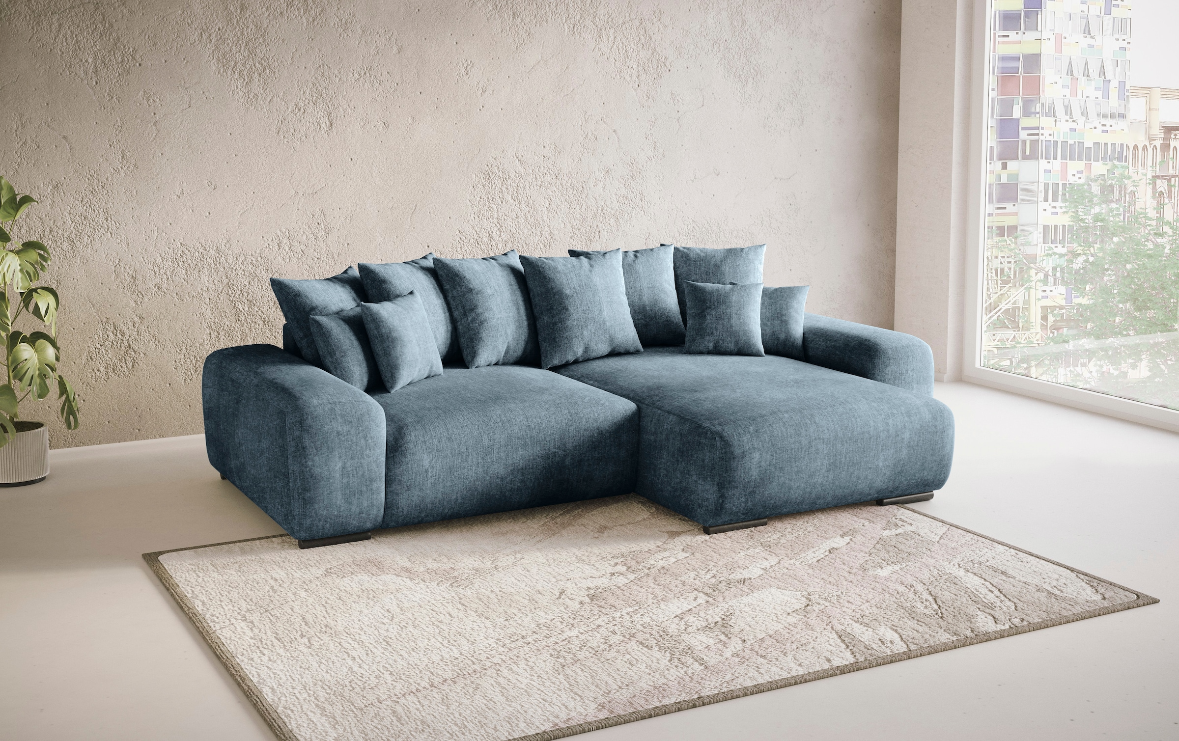 Mr. Couch Ecksofa »Sundance II, L-Form«, mit DuraSpring-Taschenfederkern bis 140 kg belastbar
