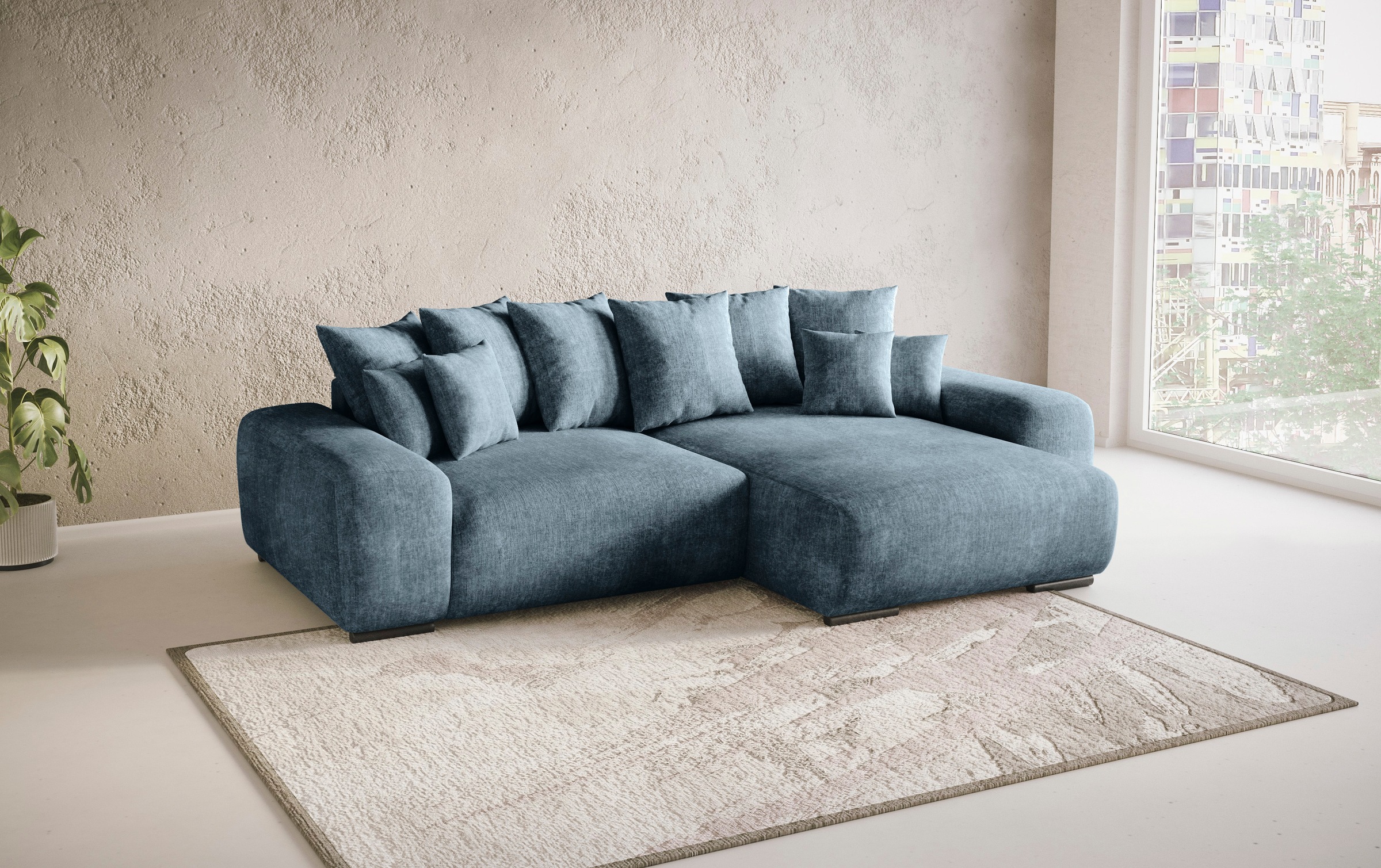 Mr. Couch Polsterecke »Sundance, L-Form«, Dauerschläfer mit Bett, Bettkaste günstig online kaufen