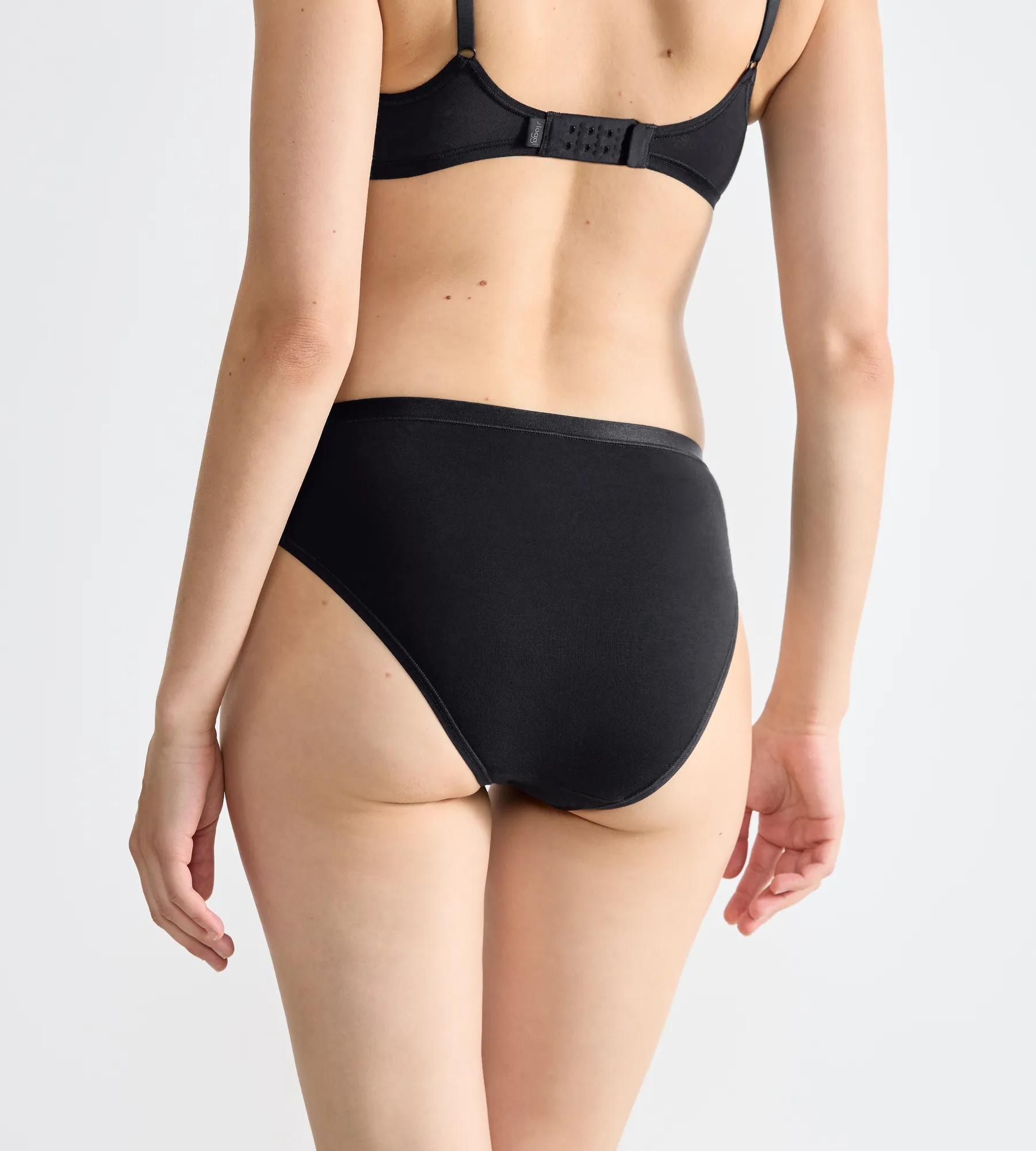 sloggi Tai-Slip »GO Daily Cotton« Glanz-Effekt Details, hoher Beinausschnitt, weich, elastisch