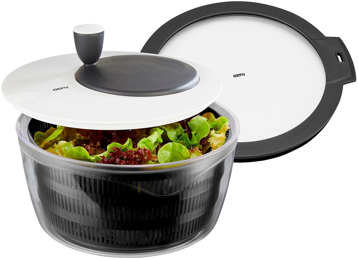 GEFU Salatschleuder »ROTARE«, (4 tlg., Schüssel, Siebeinsatz, Deckel und Fr günstig online kaufen