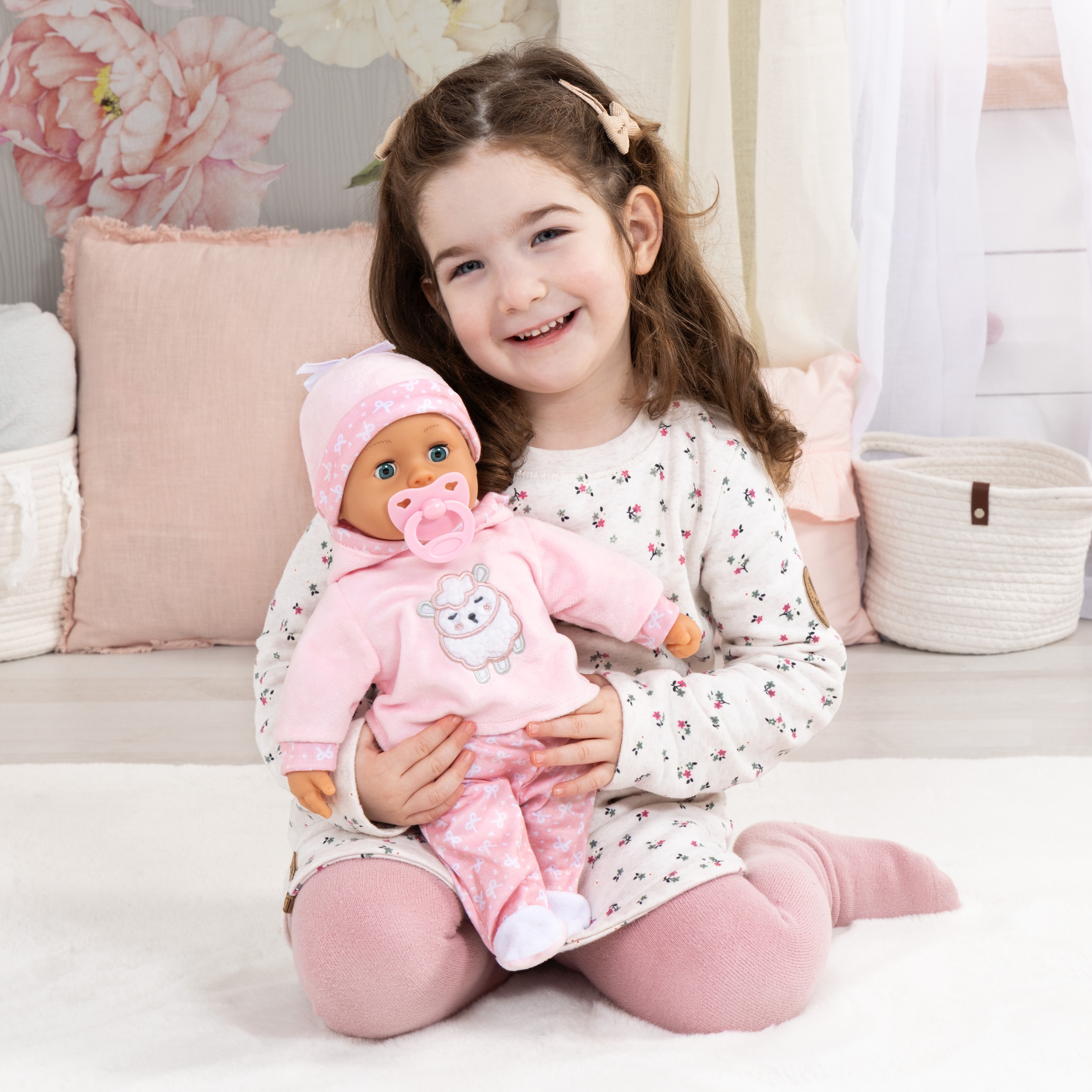 Bayer Babypuppe »First Words 38 cm hellrosa«