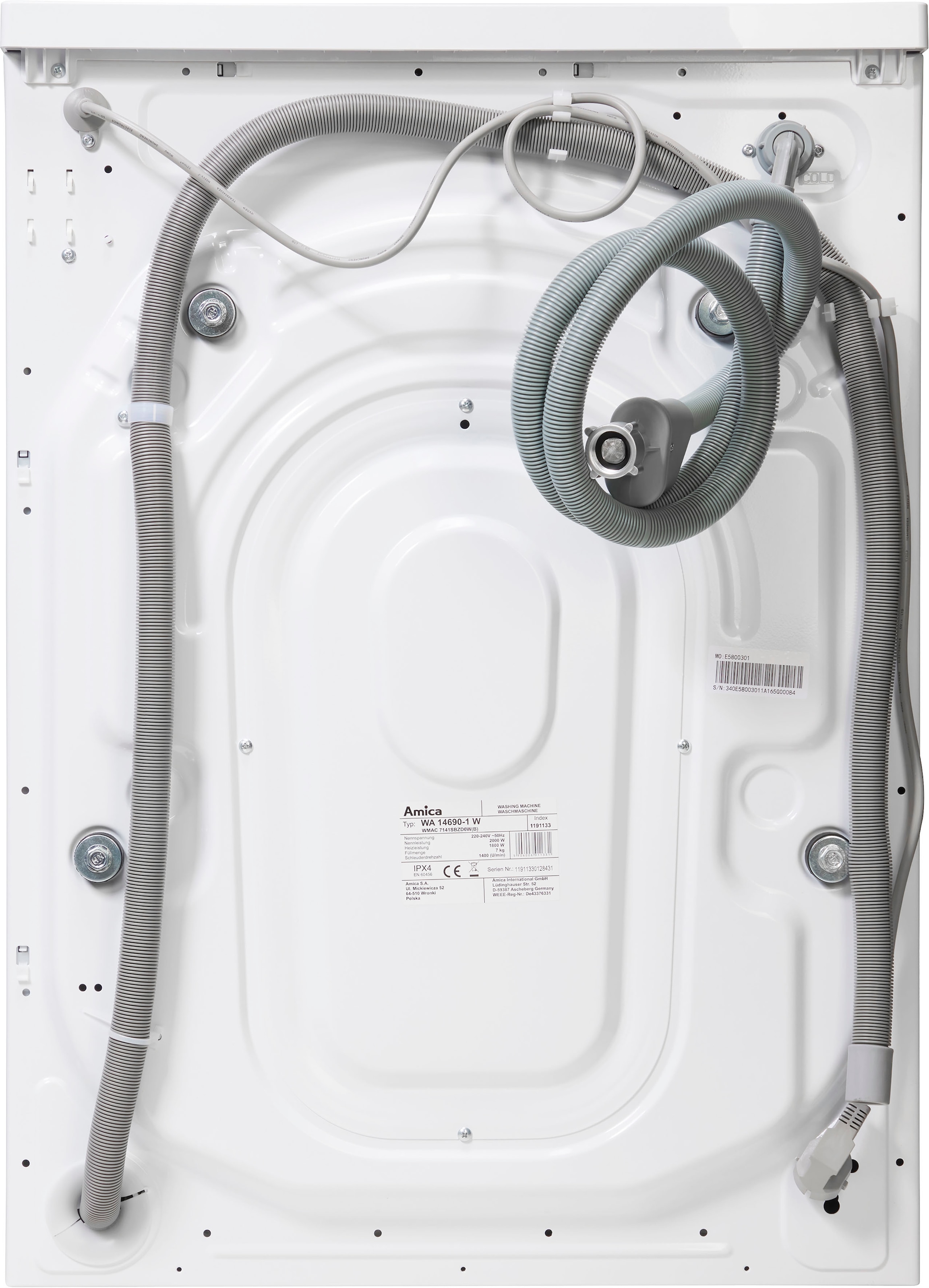 Amica Waschmaschine »WA 14690-1 W«, WA 14690-1 W, 7 kg, 1400 U/min online  bestellen