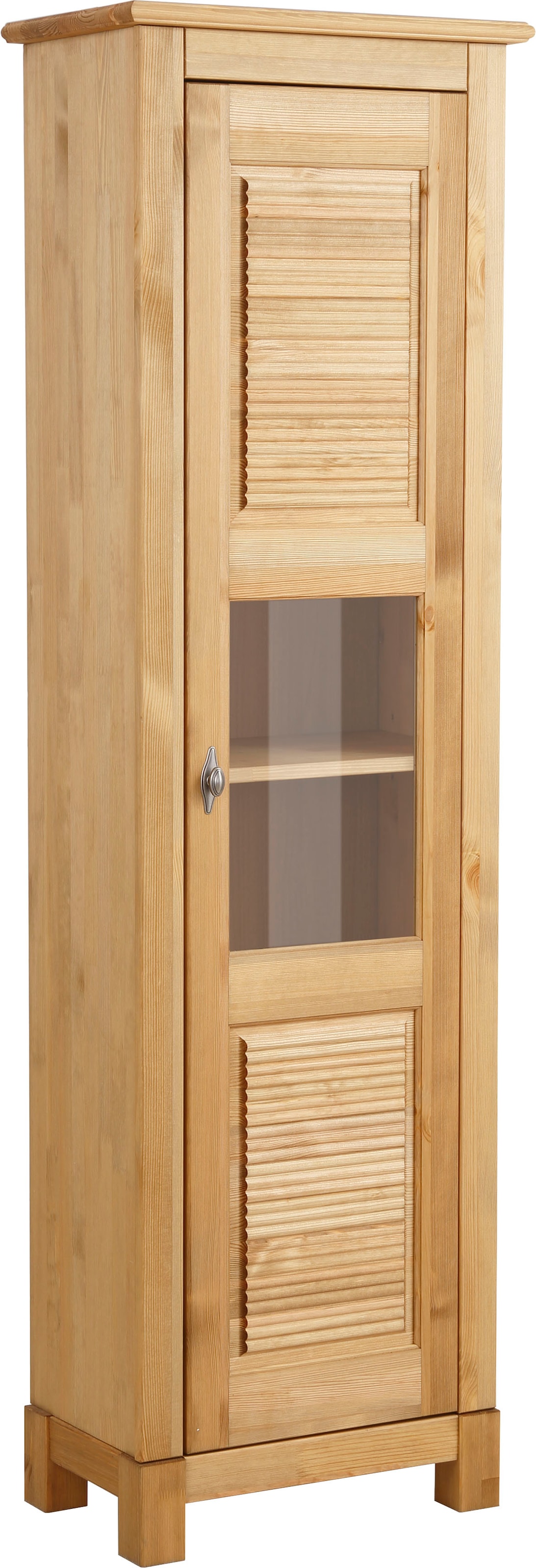 Home affaire Vitrine »Rauna«, Höhe 180 cm, aus massiver Kiefer