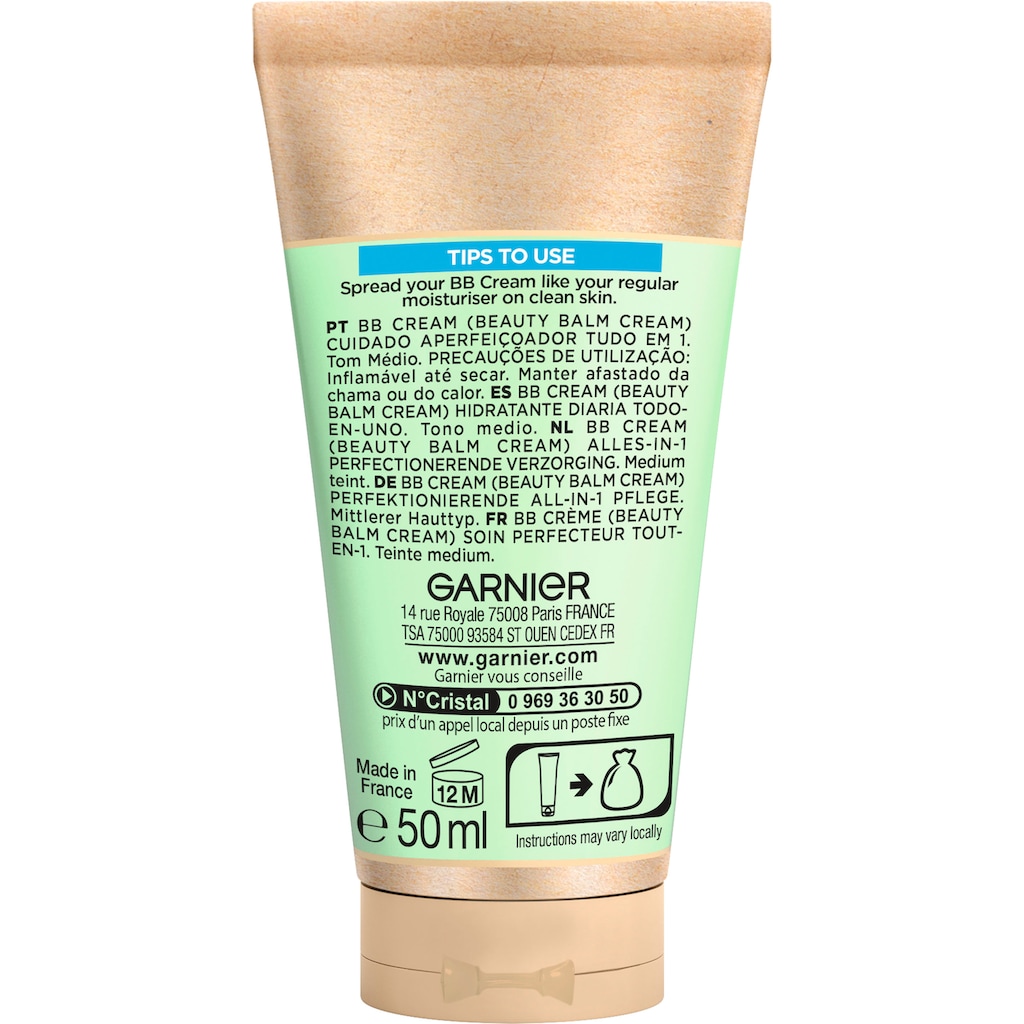 GARNIER BB-Creme »SkinActive BB Cream Ölfrei«