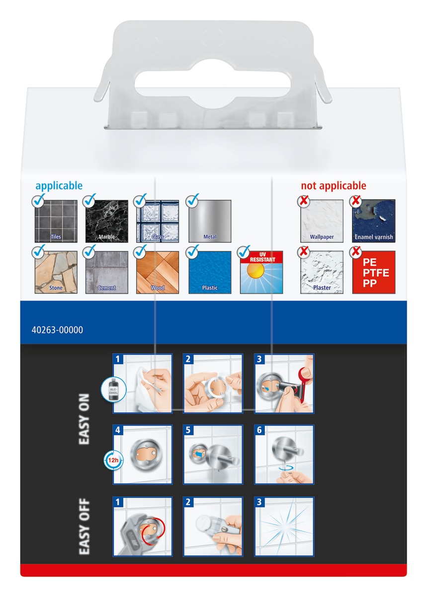 tesa Klebehaken »Handtuchhaken 1x tesa klaam Wandhaken«
