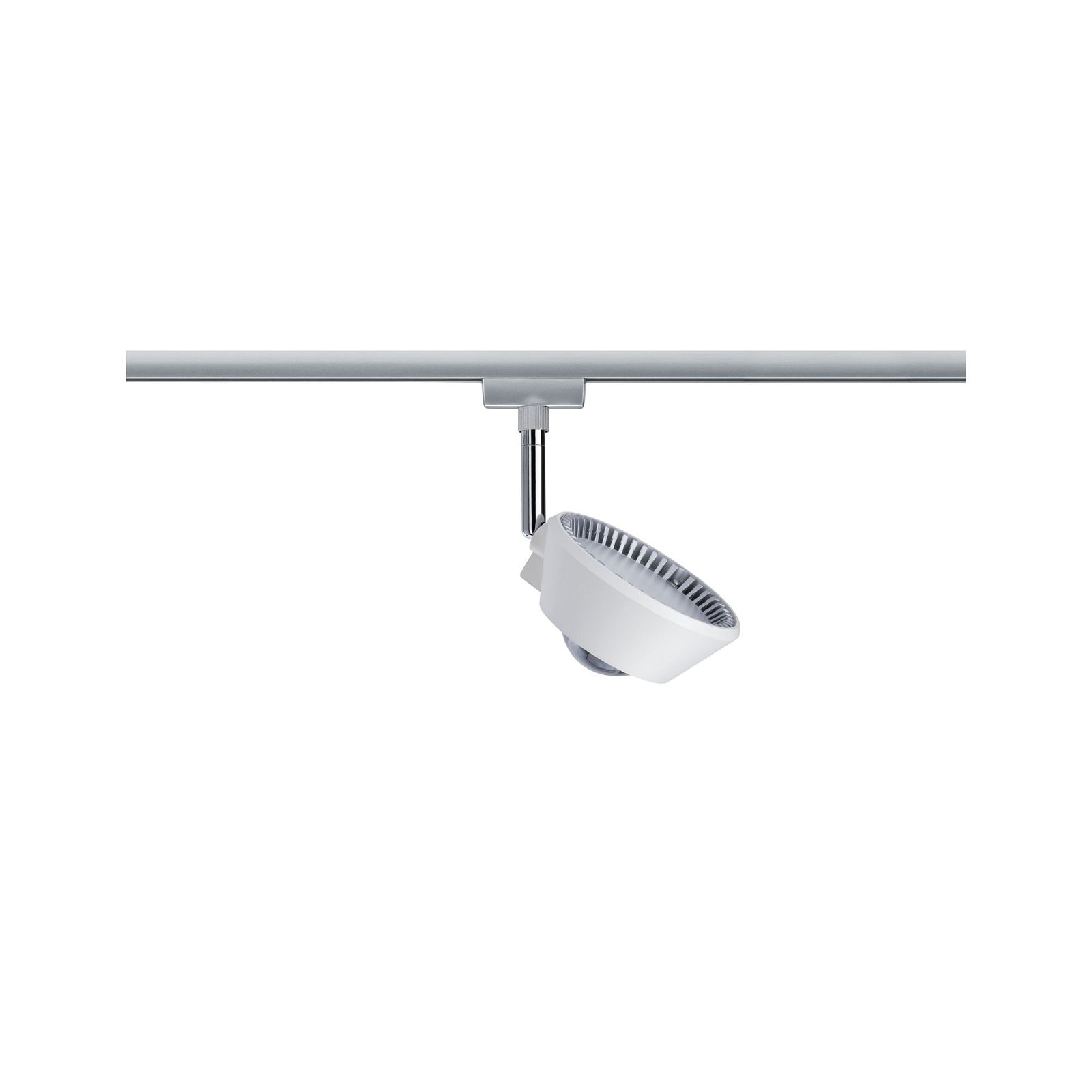 Paulmann Schienensystem-Leuchten »URail Schienenspot Sabik Einzelspot 2700K 230V Weiß matt, Chrom matt«, dimmbar 800lm/390lm 9W