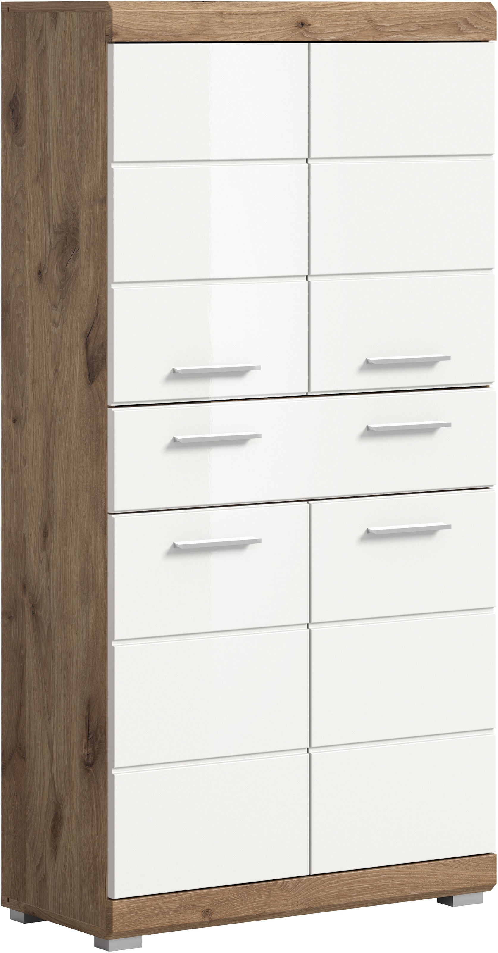 INOSIGN Midischrank »SIENA, Breite 74cm, 4 Türen, 1 Schubkasten, 4 Fächer, günstig online kaufen