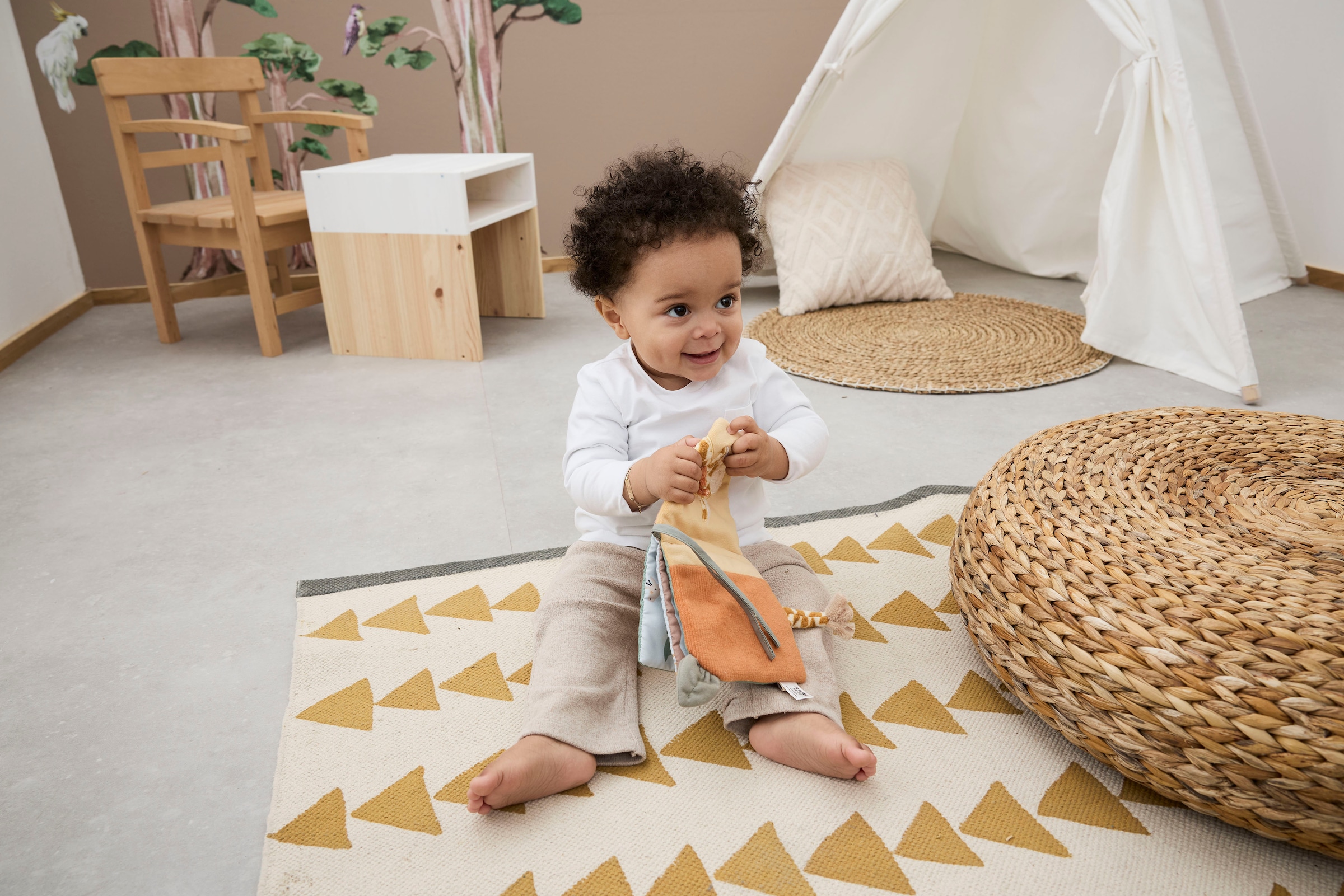 Sterntaler® Greifspielzeug »Spielbuch Safari«