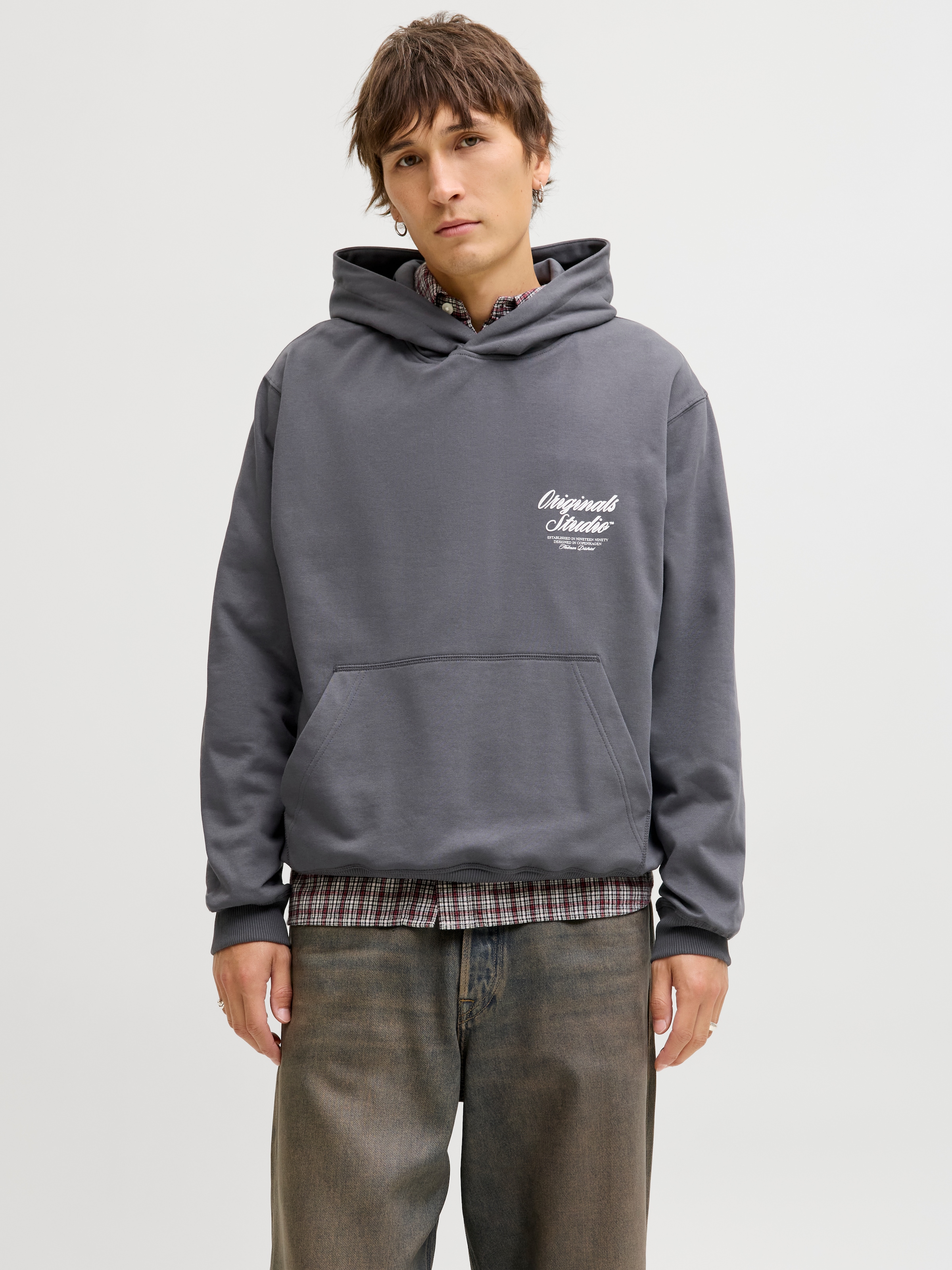 Jack & Jones Kapuzensweatshirt »JORNORREBRO TYPO BACK SWEAT HOOD SN«, mit Print
