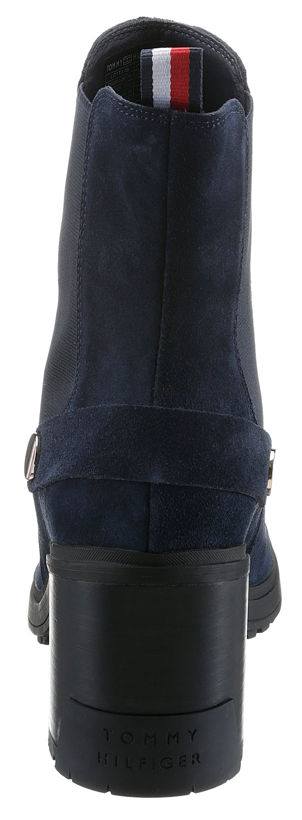Tommy Hilfiger Chelseaboots »OUTDOOR HIGH HEEL BOOT«, mit Zierriegel