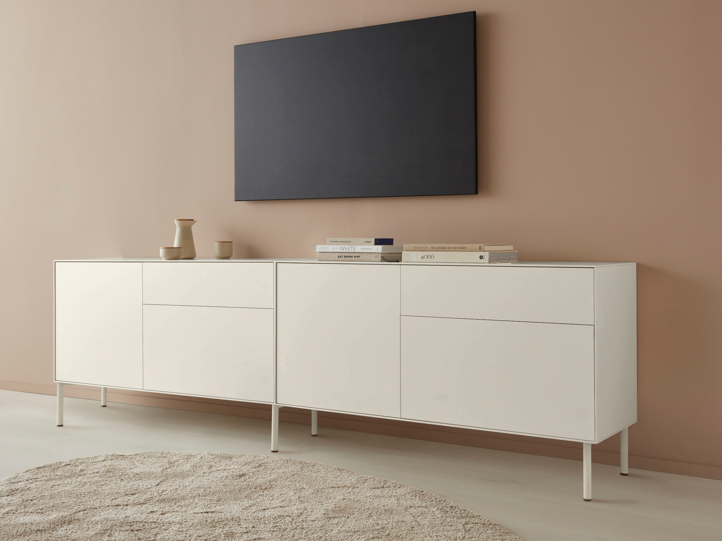 LeGer Home by Lena Gercke Lowboard »Essentials«, (2 St.), Breite: 254cm, MD günstig online kaufen