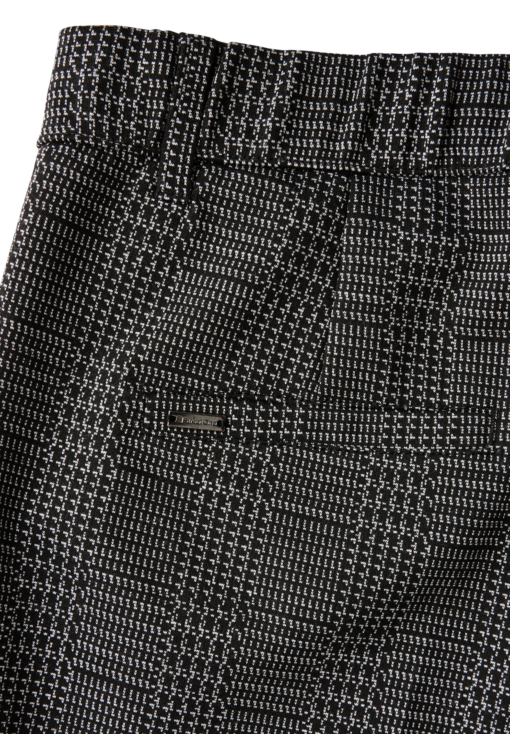 STREET ONE Chinohose »Style Chino Check«, kariert
