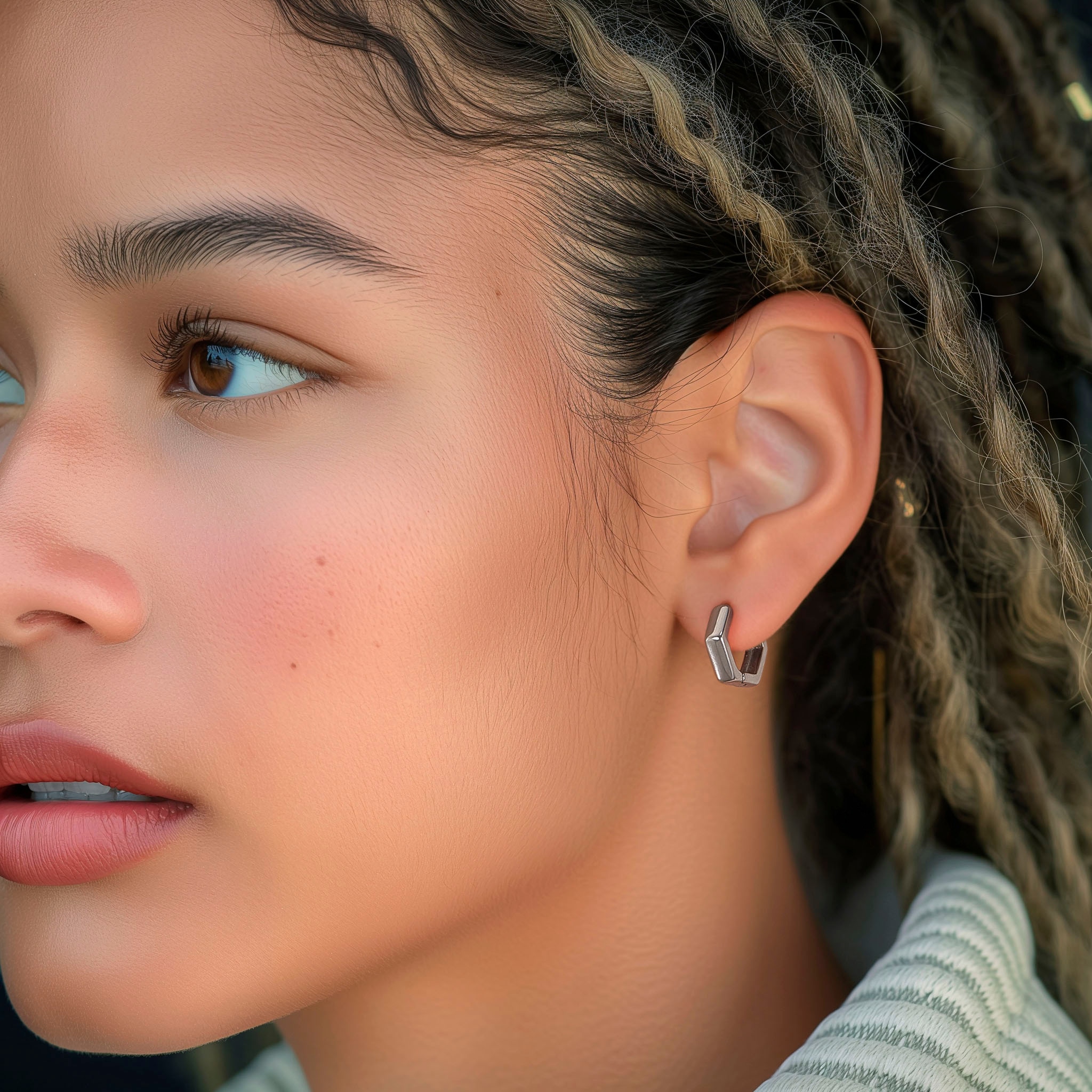 Firetti Paar Creolen »Schmuck Geschenk Edelstahl Ohrschmuck Ohrringe Classic«