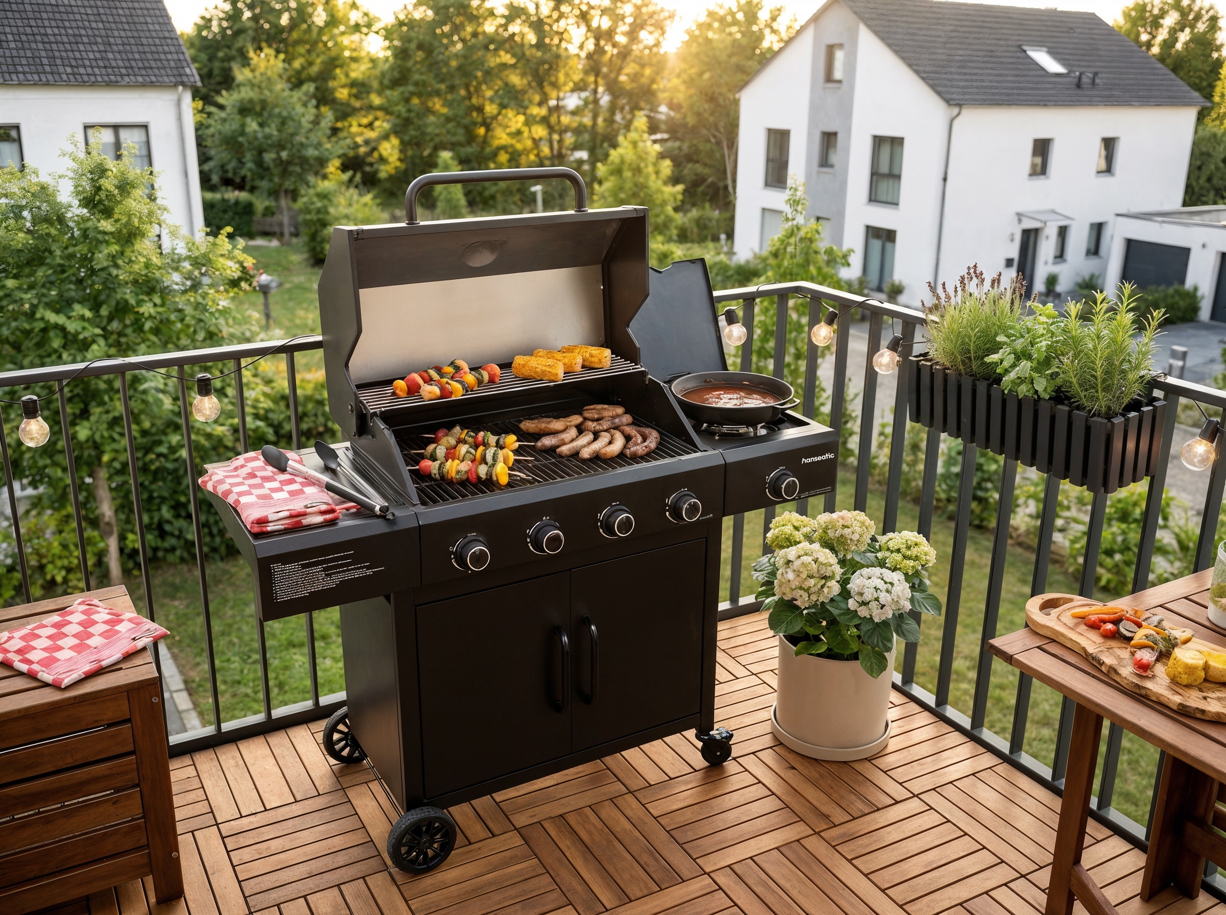 ECHTWERK Servierpfanne Gusseisen 1 Stk. tlg. Bratpfanne, Emaille-Beschichtung mit zwei seitlichen Griffen, 35 cm
