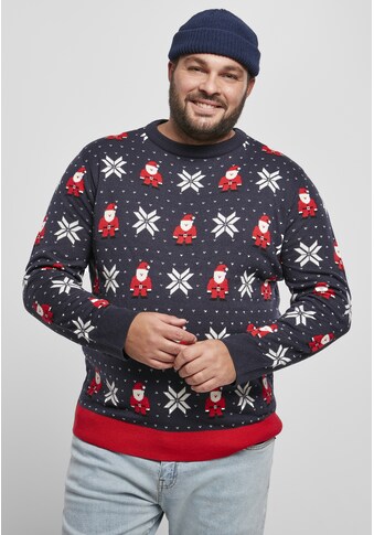 URBAN CLASSICS Sweater »Urban Classics Männer Nicolaus And Snowflakes Sweater« kaufen