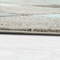 Paco Home Teppich »Lara 234«, rechteckig, 18 mm Höhe, Kurzflor, modernes Rauten Design, handgefertigter Konturenschnitt, ideal im Wohnzimmer & Schlafzimmer