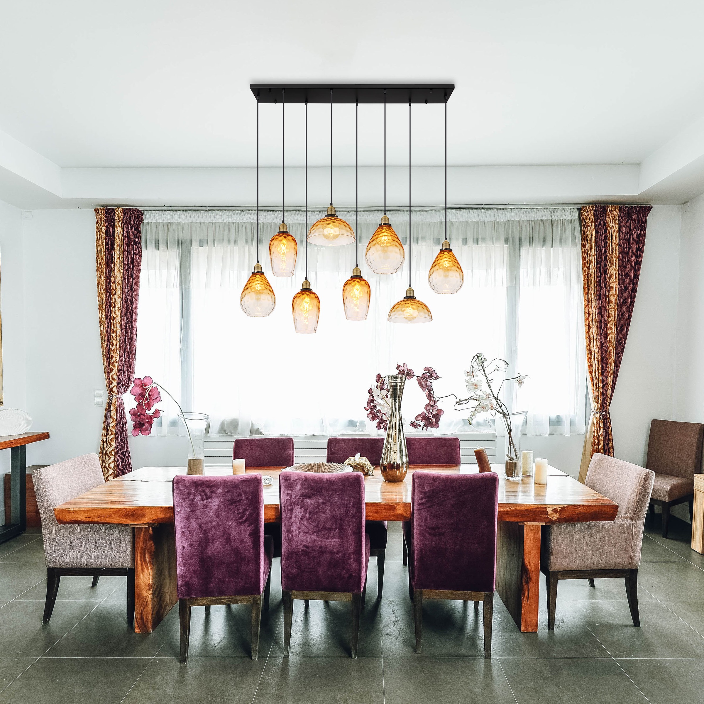 GLOBO LIGHTING Hängeleuchte »SALVY« E27 1 Stk. Hängelampe Esszimmer-Leuchte günstig online kaufen