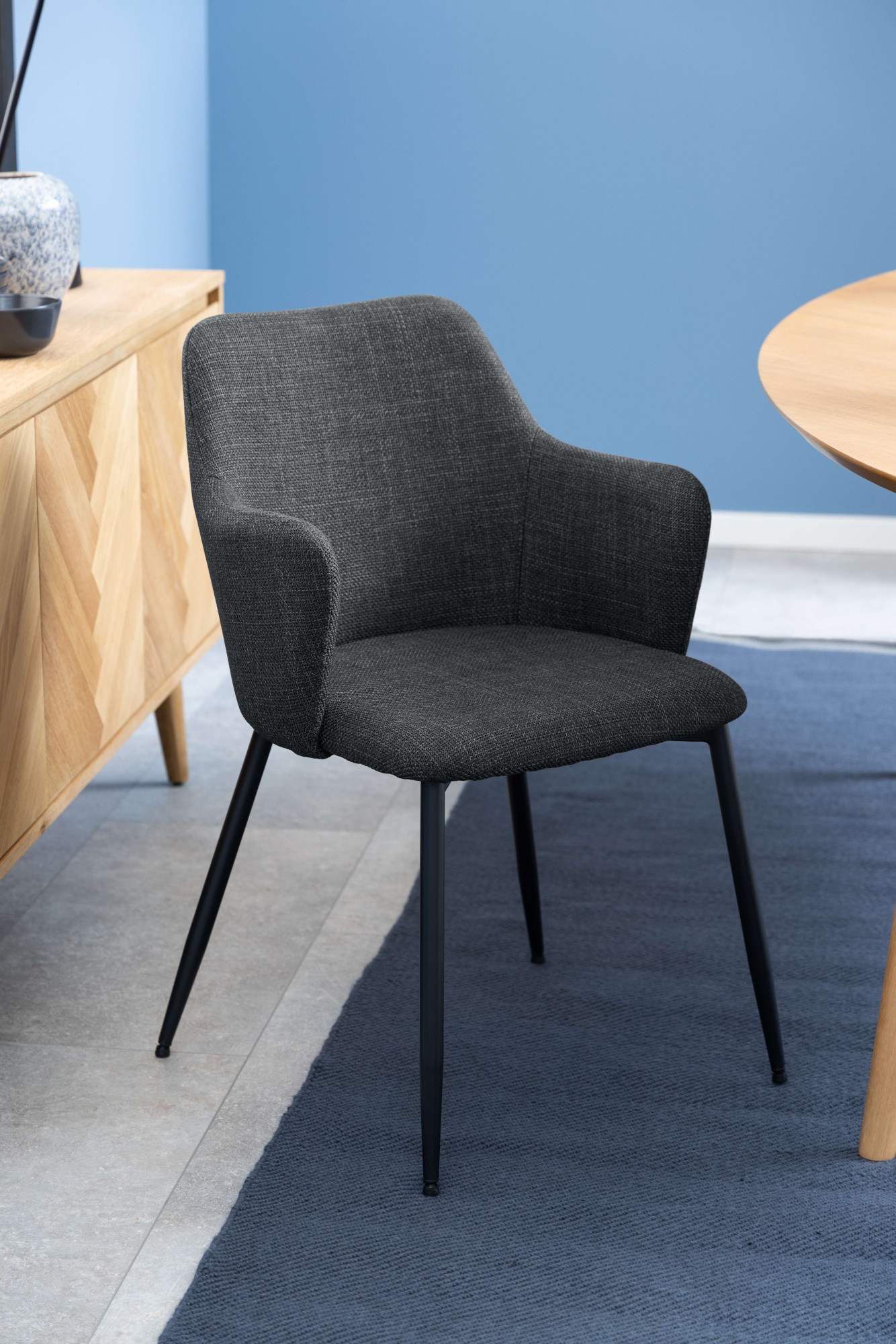 ACTONA GROUP Esszimmerstuhl »Ilsa«, Luxus-Microfaser, Polsterstuhl, Armlehn günstig online kaufen