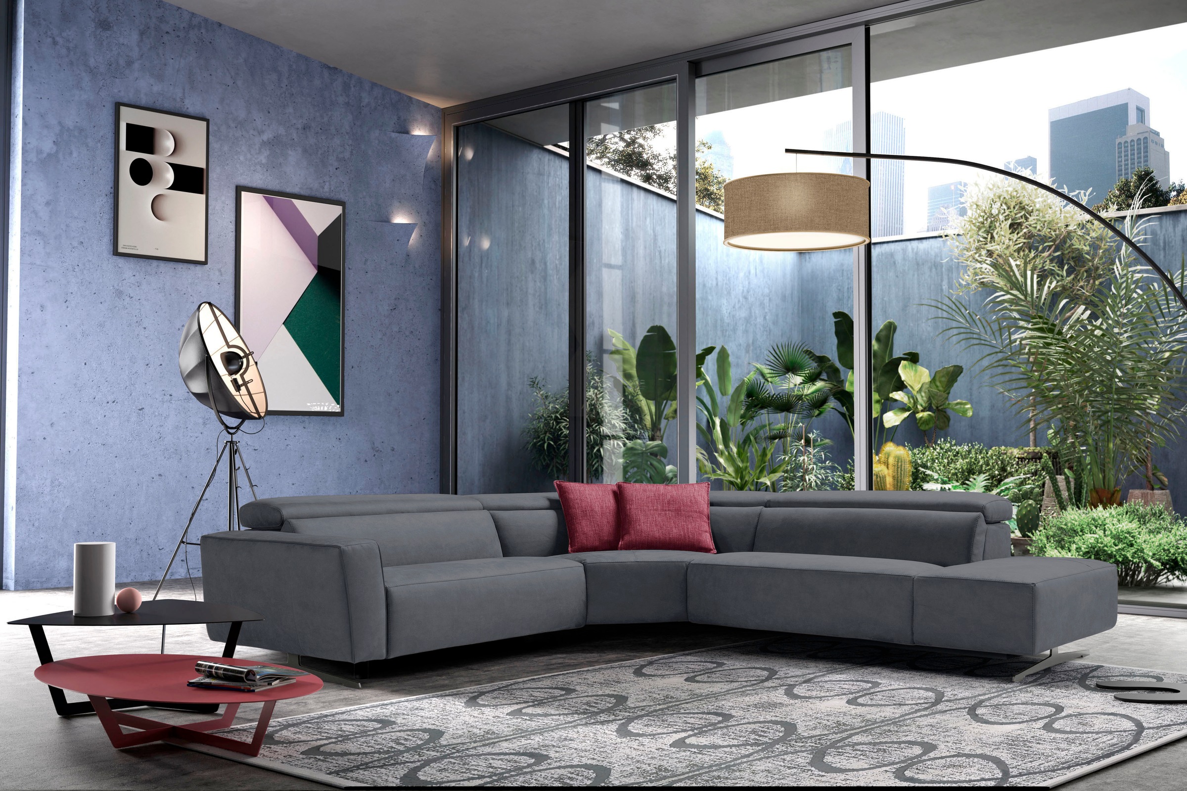 Egoitaliano Ecksofa »Stefanie-e, Designsofa der Extraklasse, bequem mit hoh günstig online kaufen