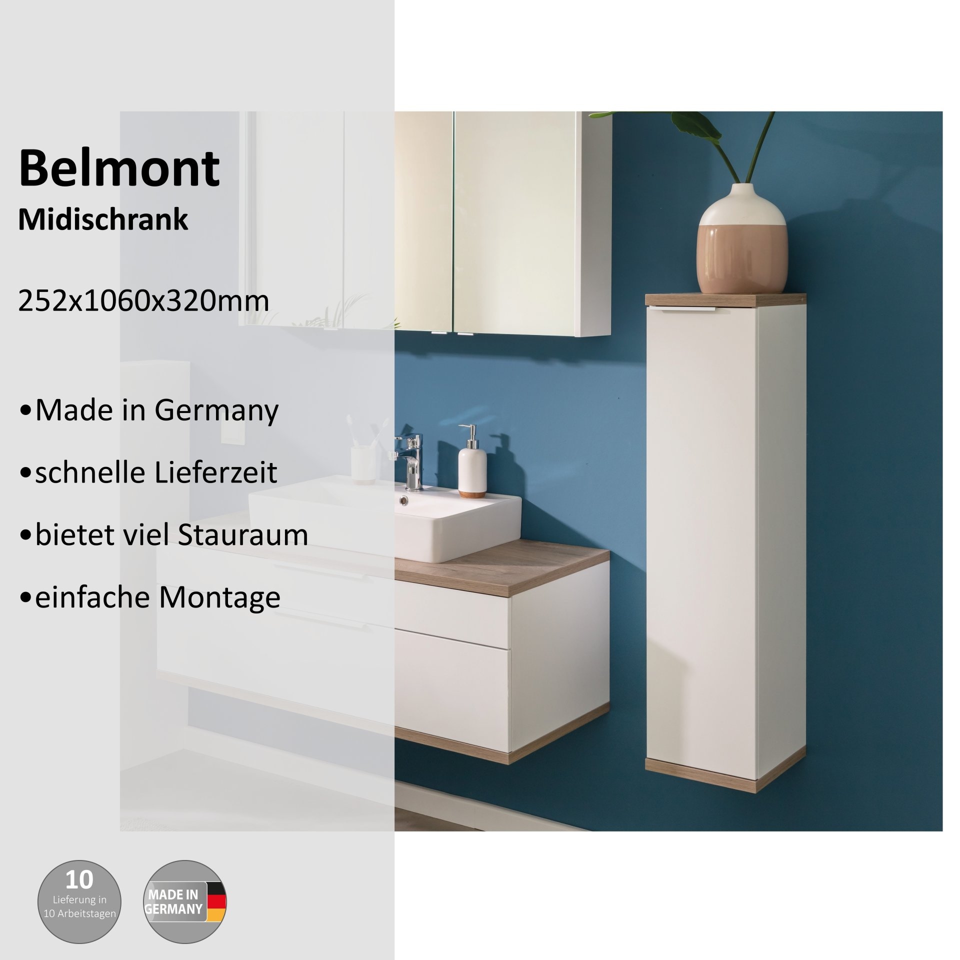 welltime Midischrank »Belmont«