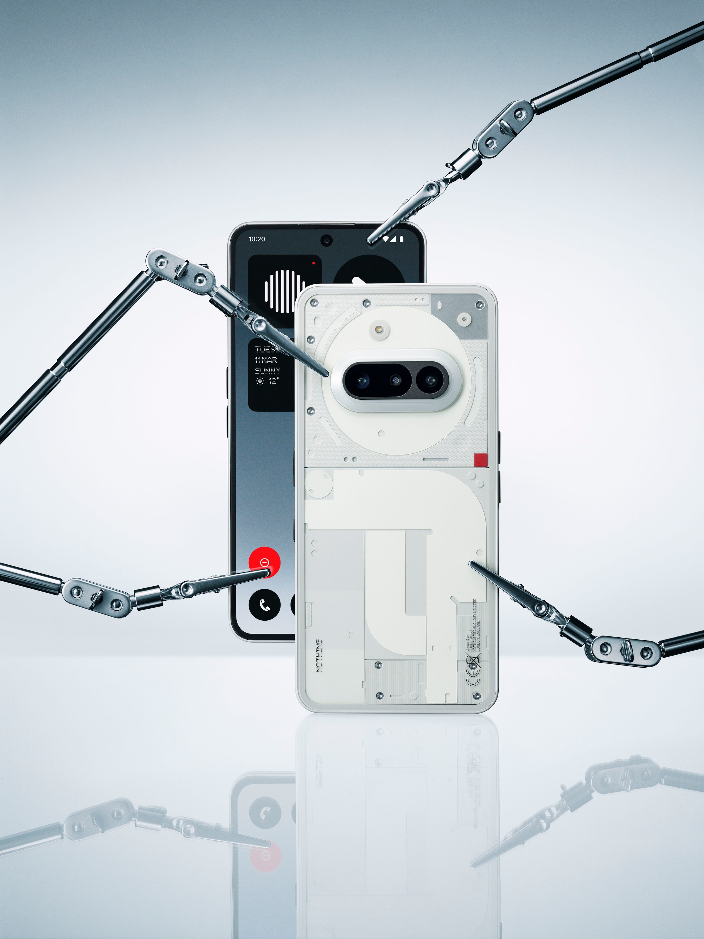 NOTHING Smartphone »PHONE (3a)«, weiß