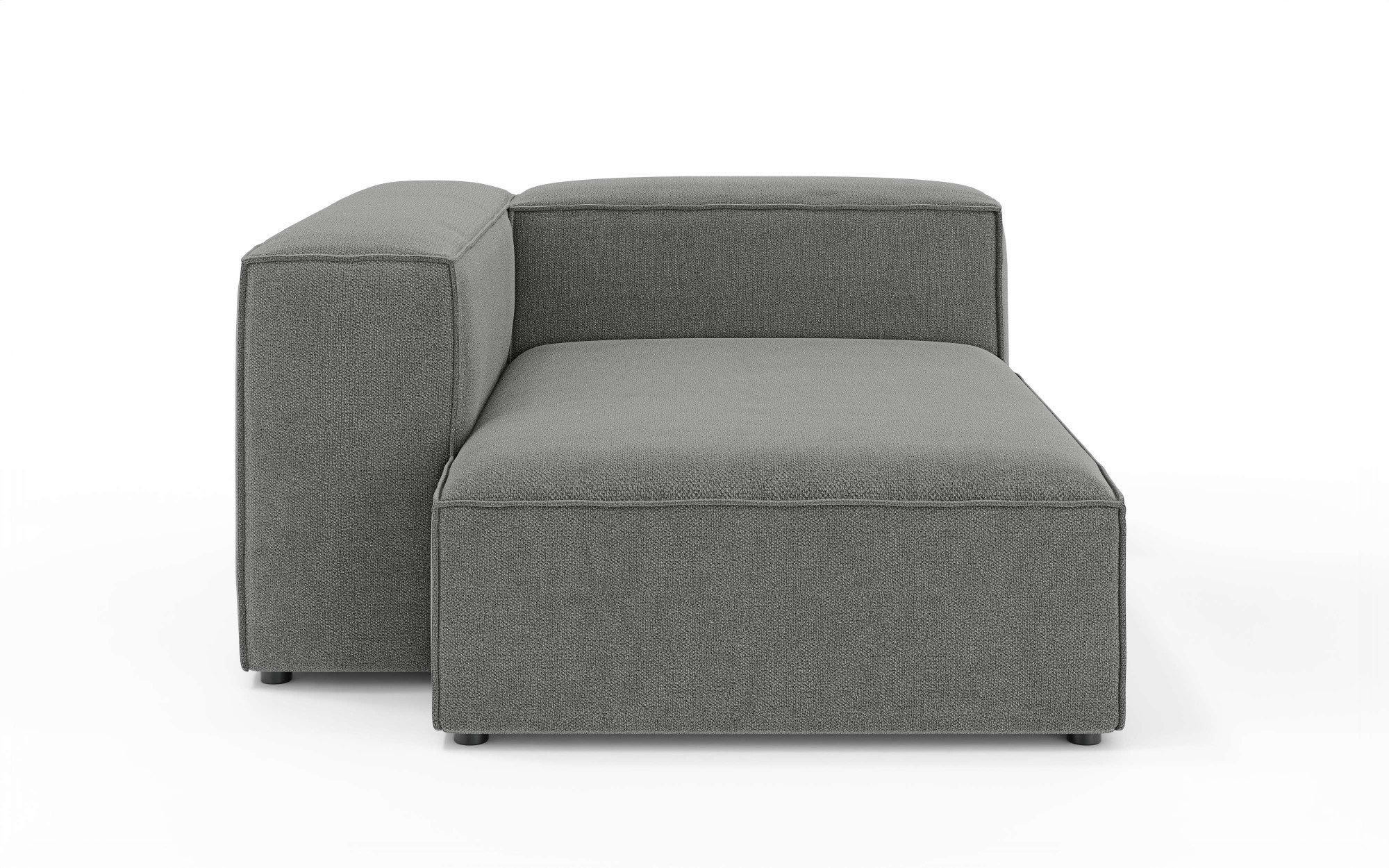 INOSIGN Ottomane »XL HAILY links/rechts bestellbar, extra tief, Maße B/T/H: 130/160/72cm«, als Modul oder separat verwendbar, für individuelle Zusammenstellung