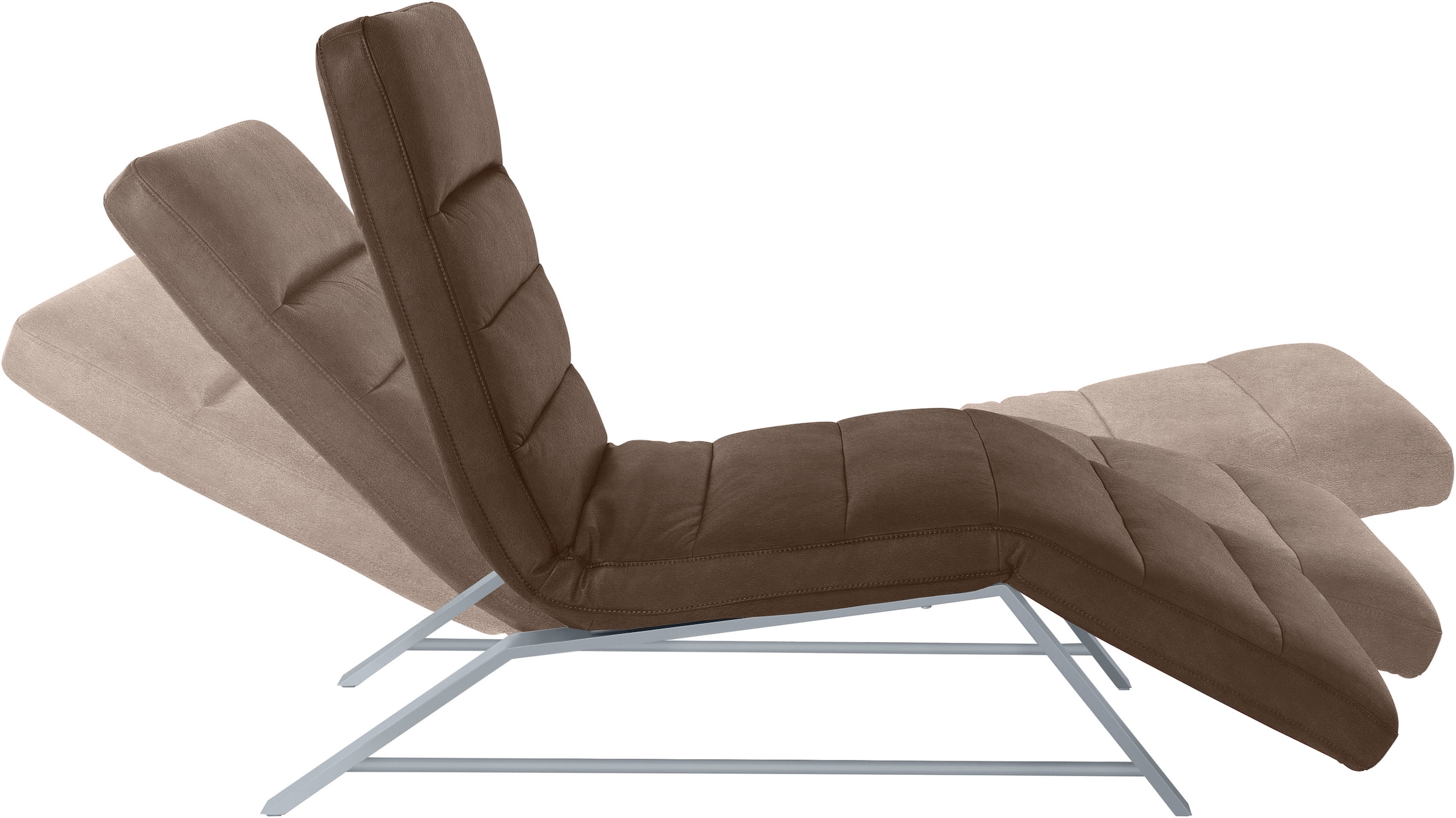 W.SCHILLIG Relaxliege »daily dreams« Funktionsliege wahlweise mit Motor, Gestell matt, Breite 75 cm