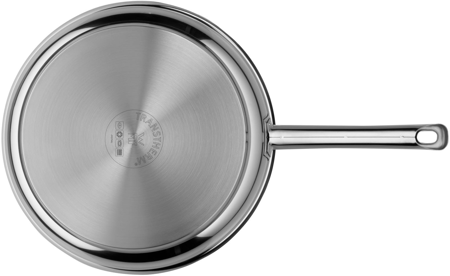 WMF Bratpfanne »Devil, Ø 28 cm, Pfanne Induktion mit Antihaftversiegelung« Cromargan® Edelstahl Rostfrei 18/10 1 Stk. tlg. TransTherm®-Allherdboden, für alle Herdarten geeignet, Edelstahlgriff