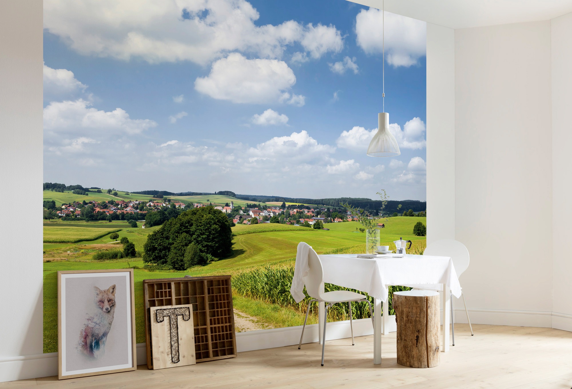 Komar Fototapete Bayrische Idylle B/L: ca. 350x280 cm günstig online kaufen