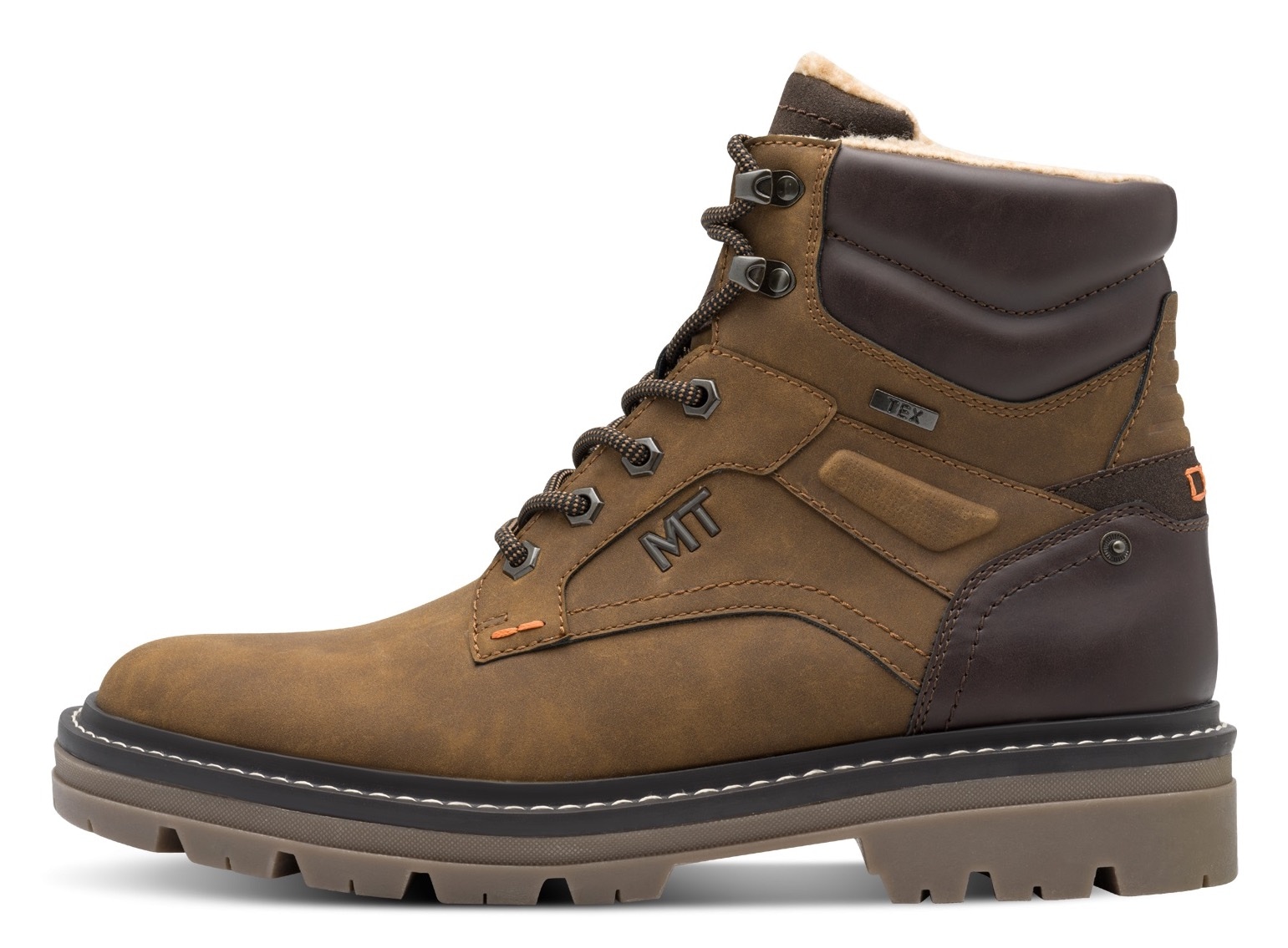 MARCO TOZZI Winterboots  , Blockabsatz, Outdoorschuh, Schnürboots mit Tex-Ausstattung