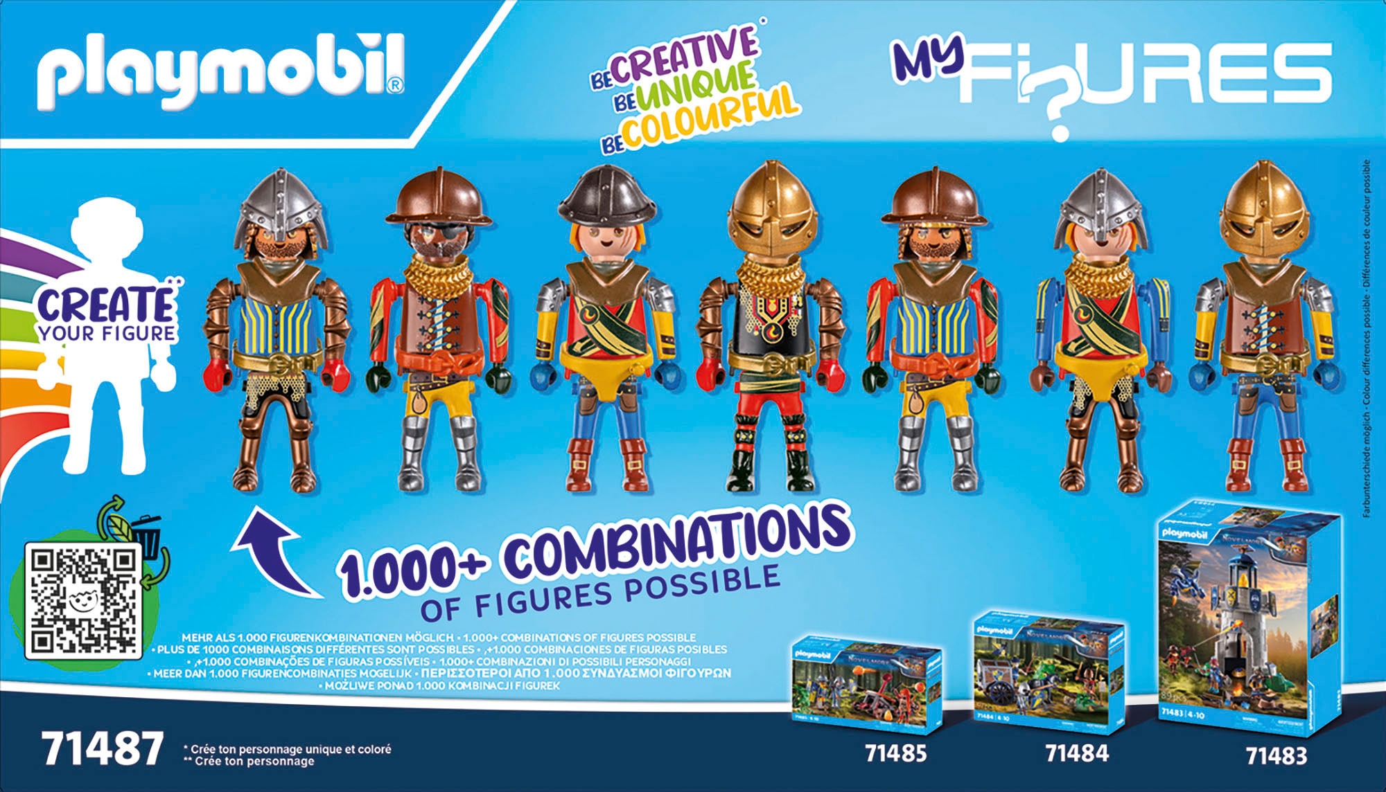 Playmobil® Konstruktions-Spielset »Novelmore, Ritter von Novelmore (71487), My Figures«, (45 St.), Made in Europe