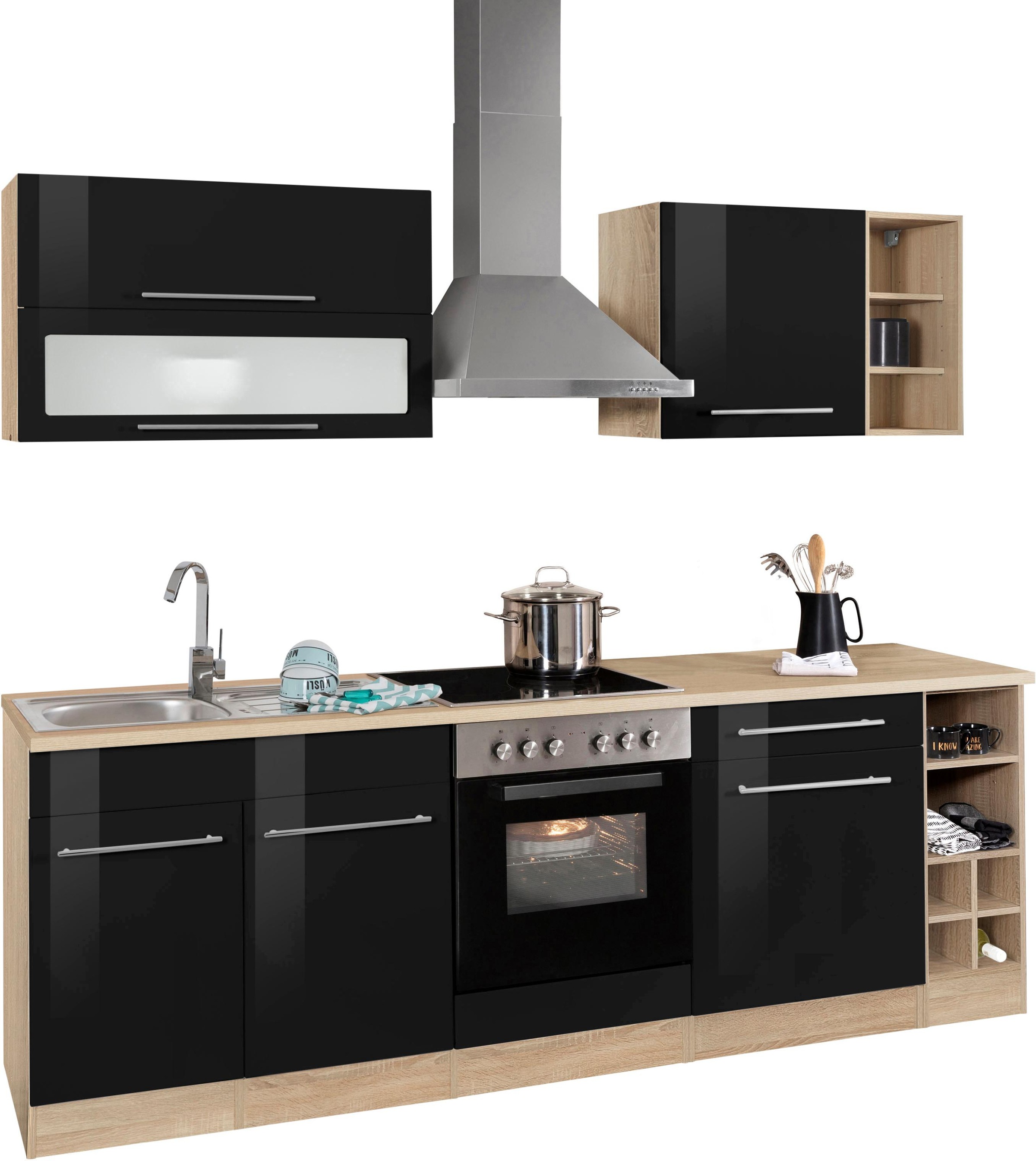 KOCHSTATION Küchenzeile »KS-Eton«, ohne E-Geräte, Breite 240 cm günstig online kaufen