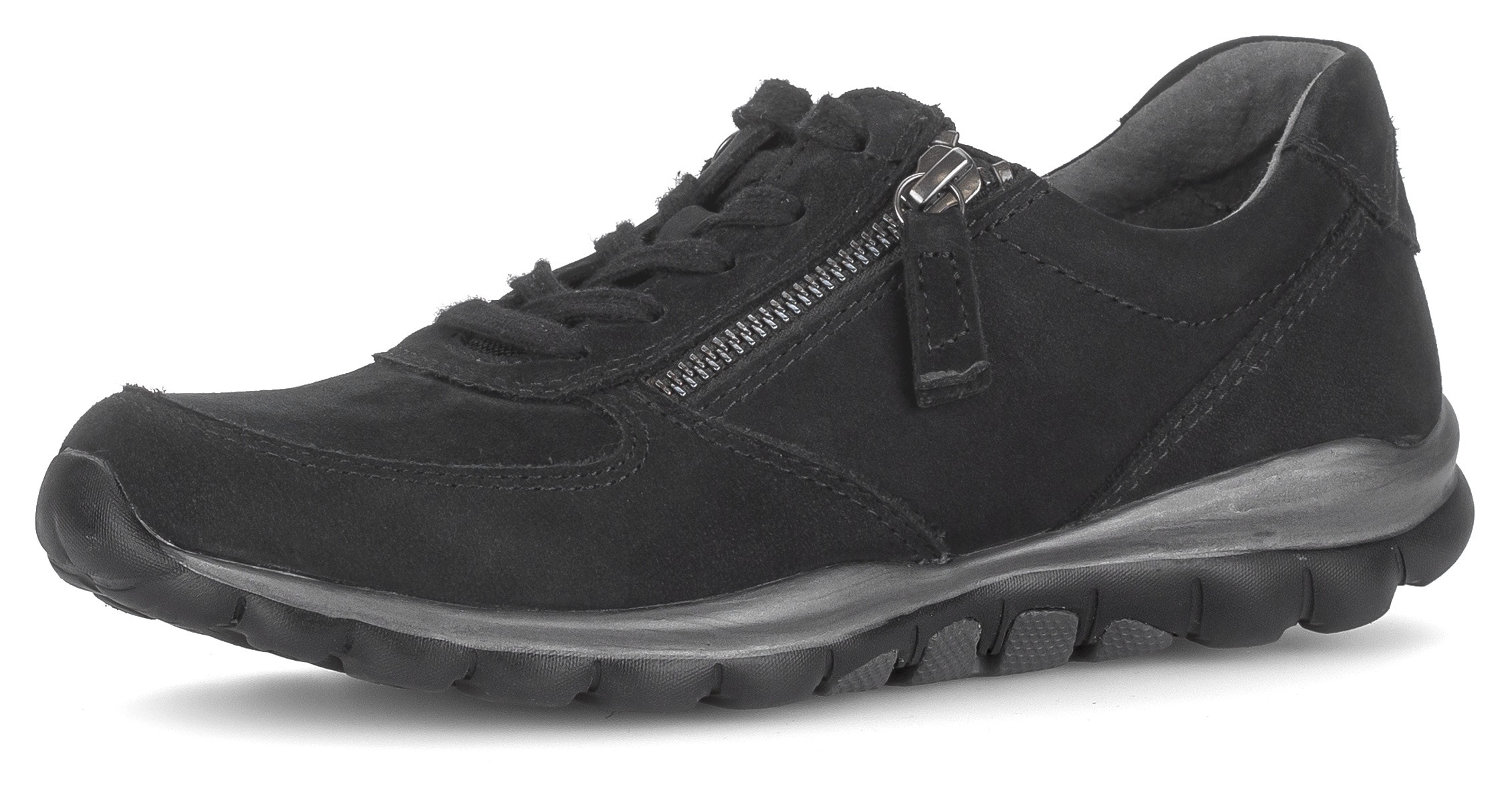 Gabor Rollingsoft Keilsneaker  , Freizeitschuh, Halbschuh, Schnürschuh mit Logo an der Ferse